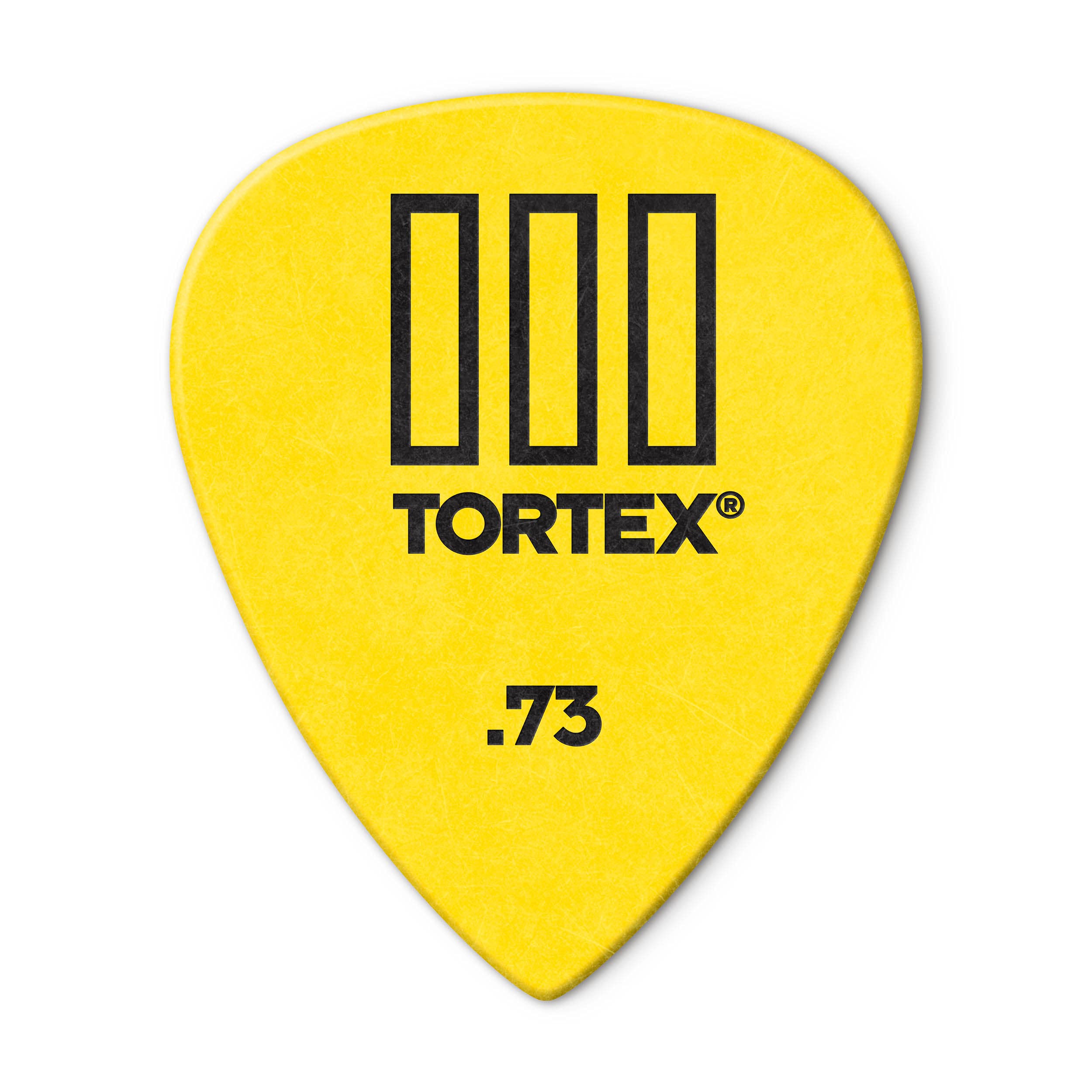Jim Dunlop Tortex TIII .73mm Yellow Guitar Picks - 12 Pack