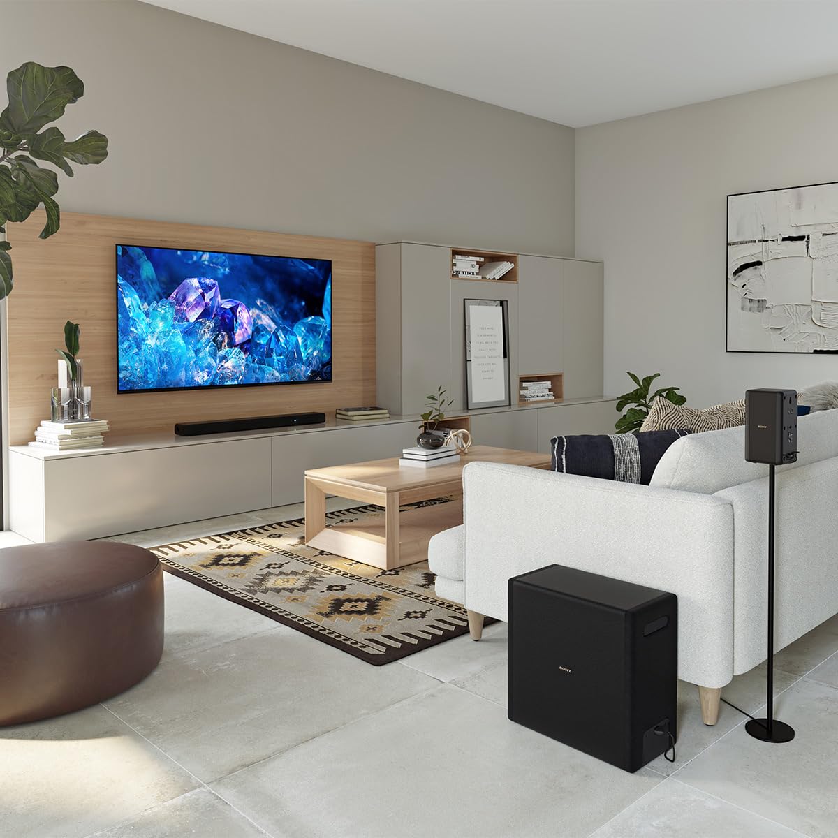 Sony HT A3000 3.1ch Dolby Atmos Home Audio Sound Bar For TV Surround Sound System With DTS:X and 360 Spatial Sound Mapping