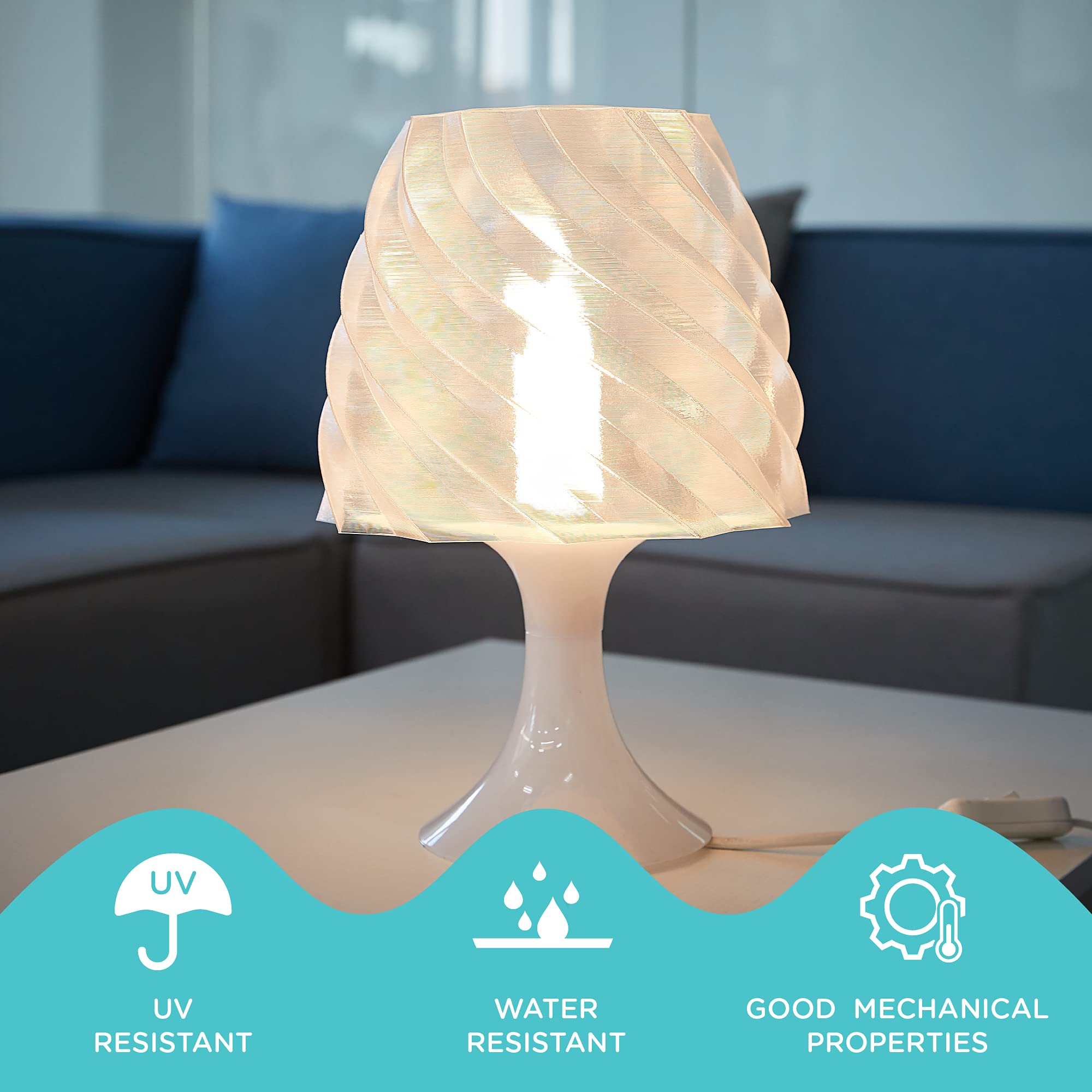 Polymaker Pc Filament 1.75Mm, Clear Polycarbonate Filament 1.75Mm 1Kg Cardboard Spool   Polylite Pc Filament Transparent, Strong