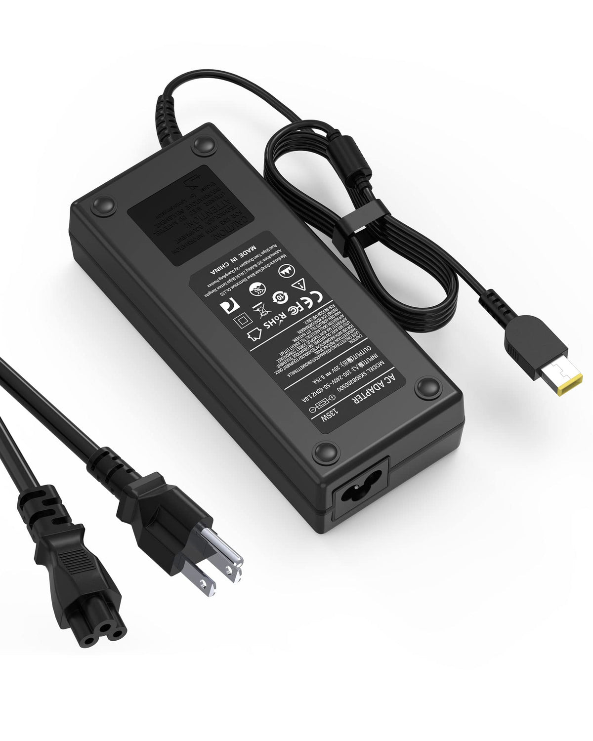 135W Laptop Charger For Lenovo Thinkpad X1 Extreme P1 P15V T15P P50 P70 P71 T560 T530 W540 Adapter, Lenovo Legion Y530 Y7000P Po