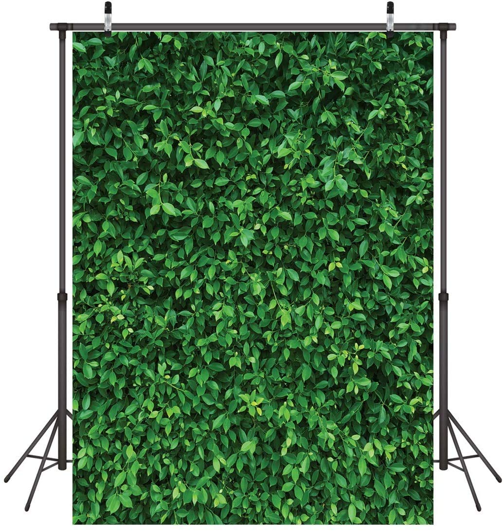 Lywygg 6X9Ft Green Leaves Photography Backdrops Nature Leaf Backdrop Birthday Background For Birthday Party Seamless Photo Booth