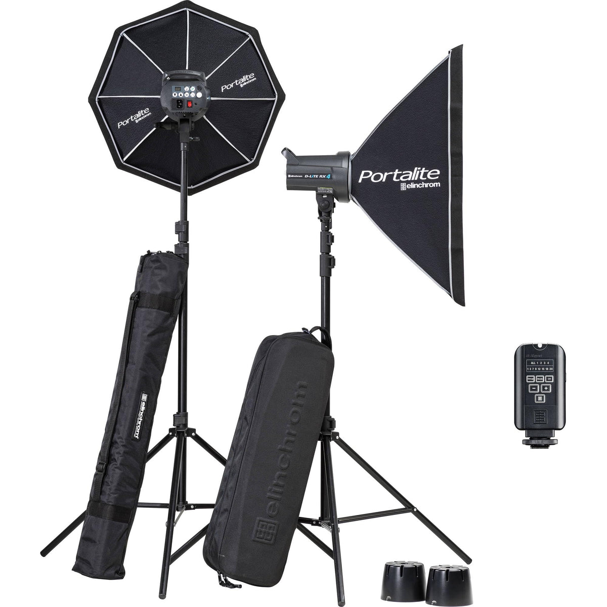 Elinchrom D-Lite RX 4/4 Studio Flash to Go Kit (EL20839.2)