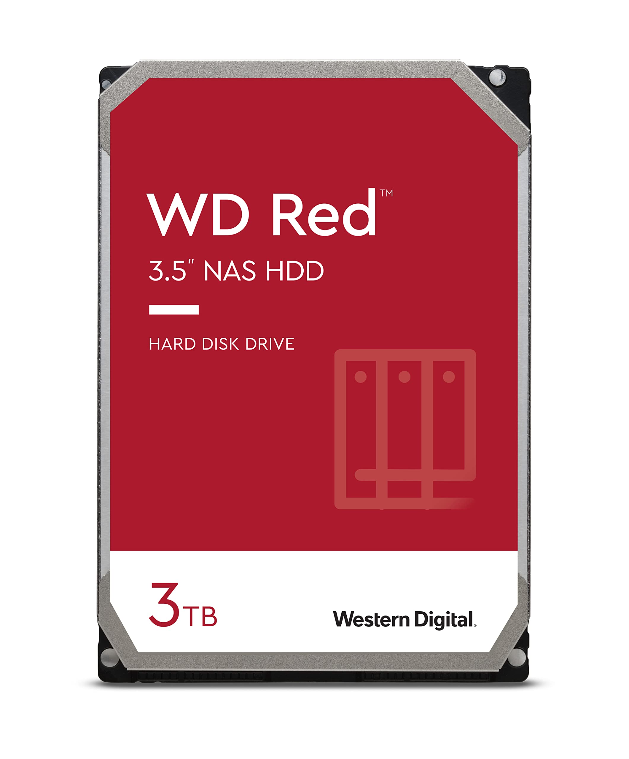 Western Digital 3TB WD Red NAS Internal Hard Drive HDD - 5400 RPM, SATA 6 Gb/s, SMR, 256MB Cache, 3.5 - WD30EFAX