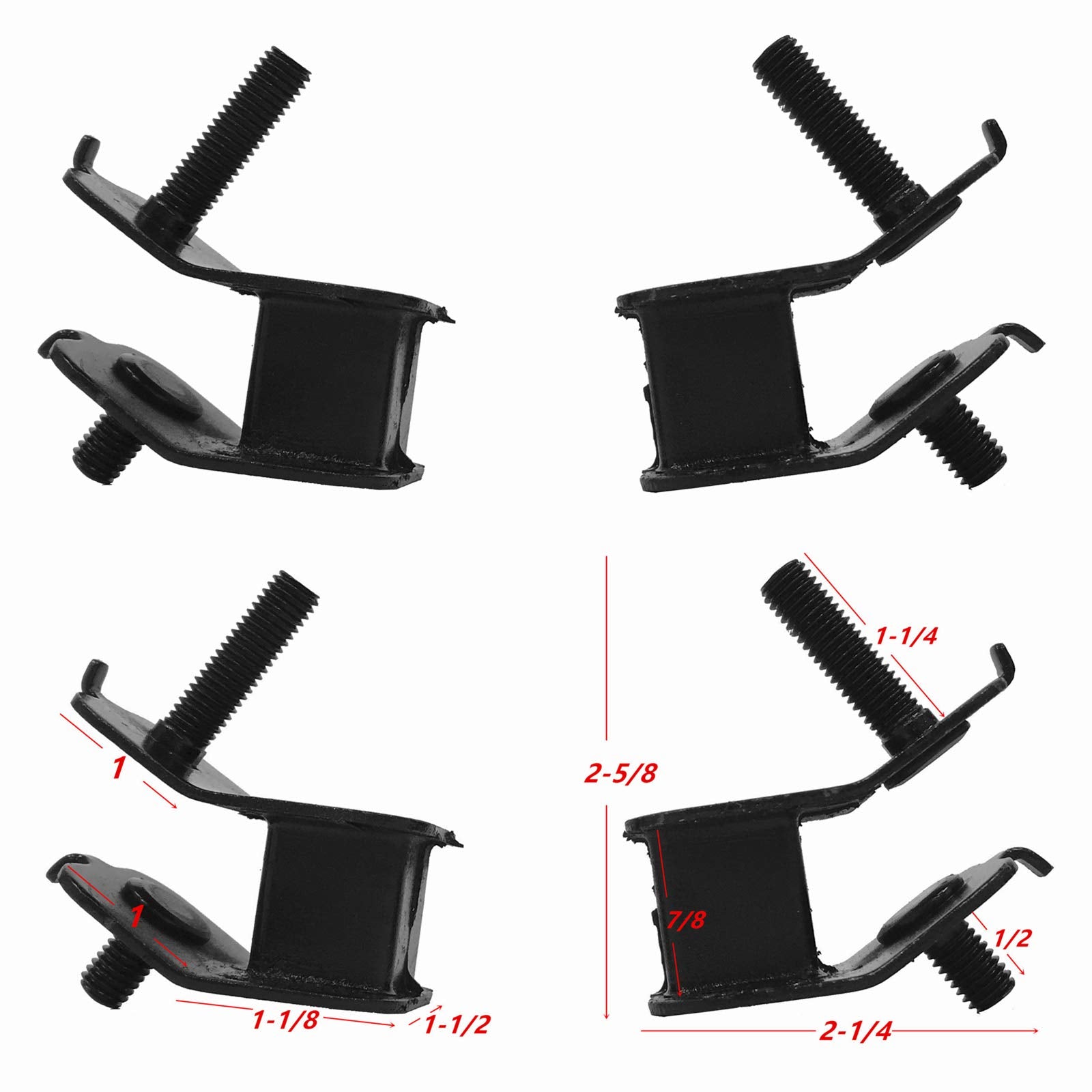 Set Of 4 Generator Anti Vibration Rubber Mounts For Predator 212Cc 63080 63079 63089 For Champion Cpe 6.5Hp For Generac Centurio