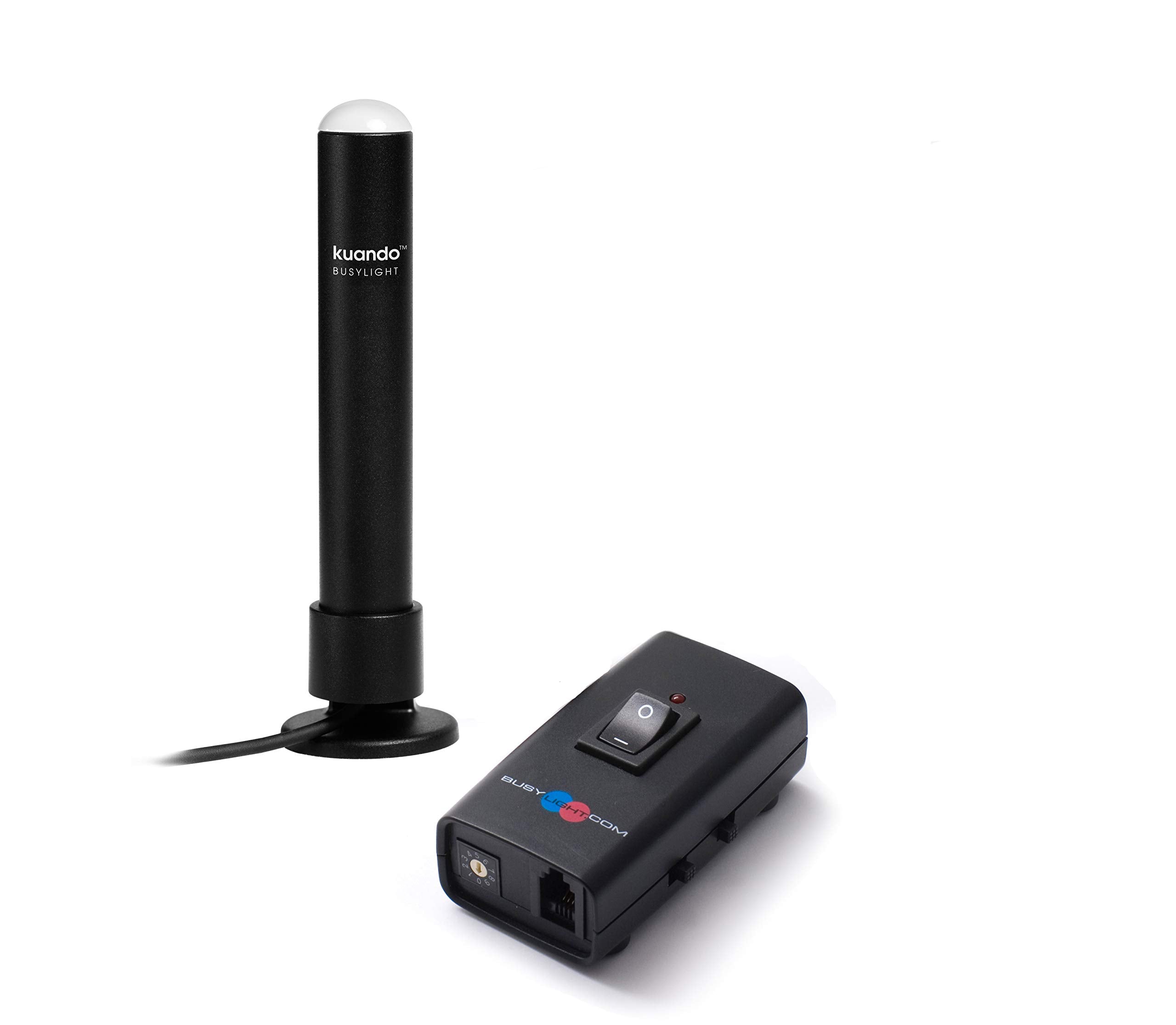 Kuando Busylight Combi (15301)   For Headsets & Desk Phones   Lights Up Red When On The Phone. Manual Switch Changes Light To Bl