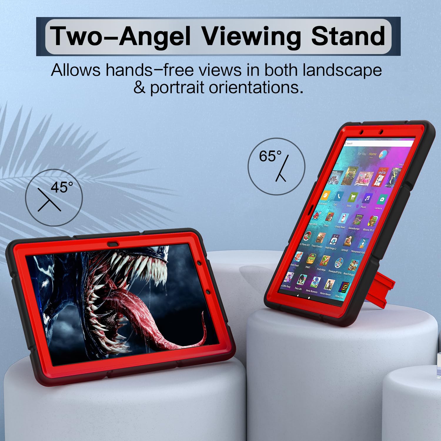 Grifobes (For 13Th/11Th Generation 2023/2021 Release) Tablet 10/10 Plus, Tablet 10 Kids/Kids Pro, 3 In 1 Heavy Duty Shockproof R