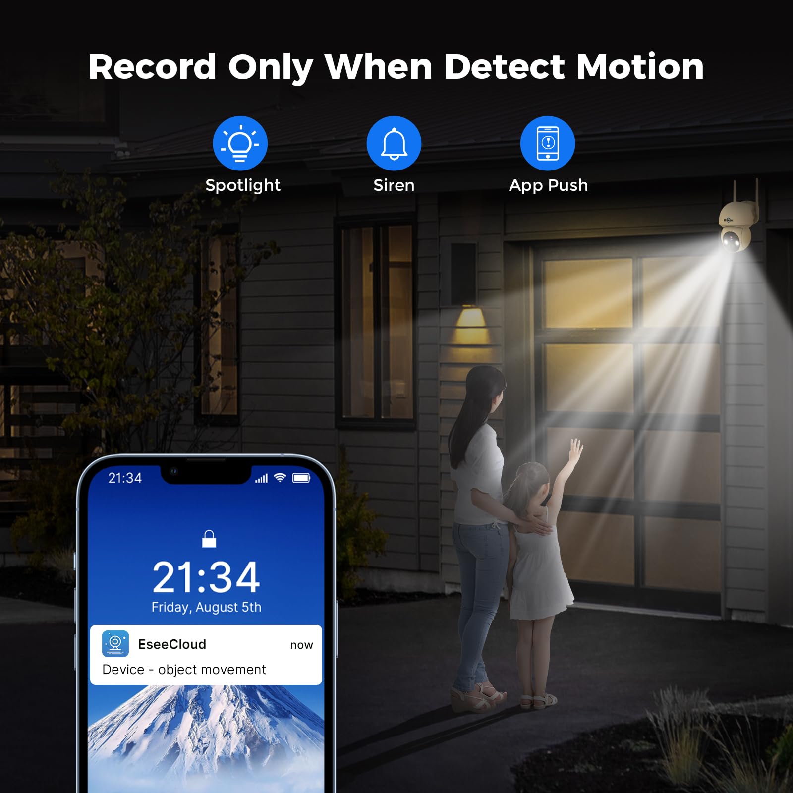 Hiseeu Solar Powered Wireless Security Camera System Outdoor, 10Ch 4K Nvr, Ai Human Detection, 2 Way Audio, 4Mp Security Solar Battery Cameras With Color Night Vision, Ip66 Waterproof, 1Tb Hdd