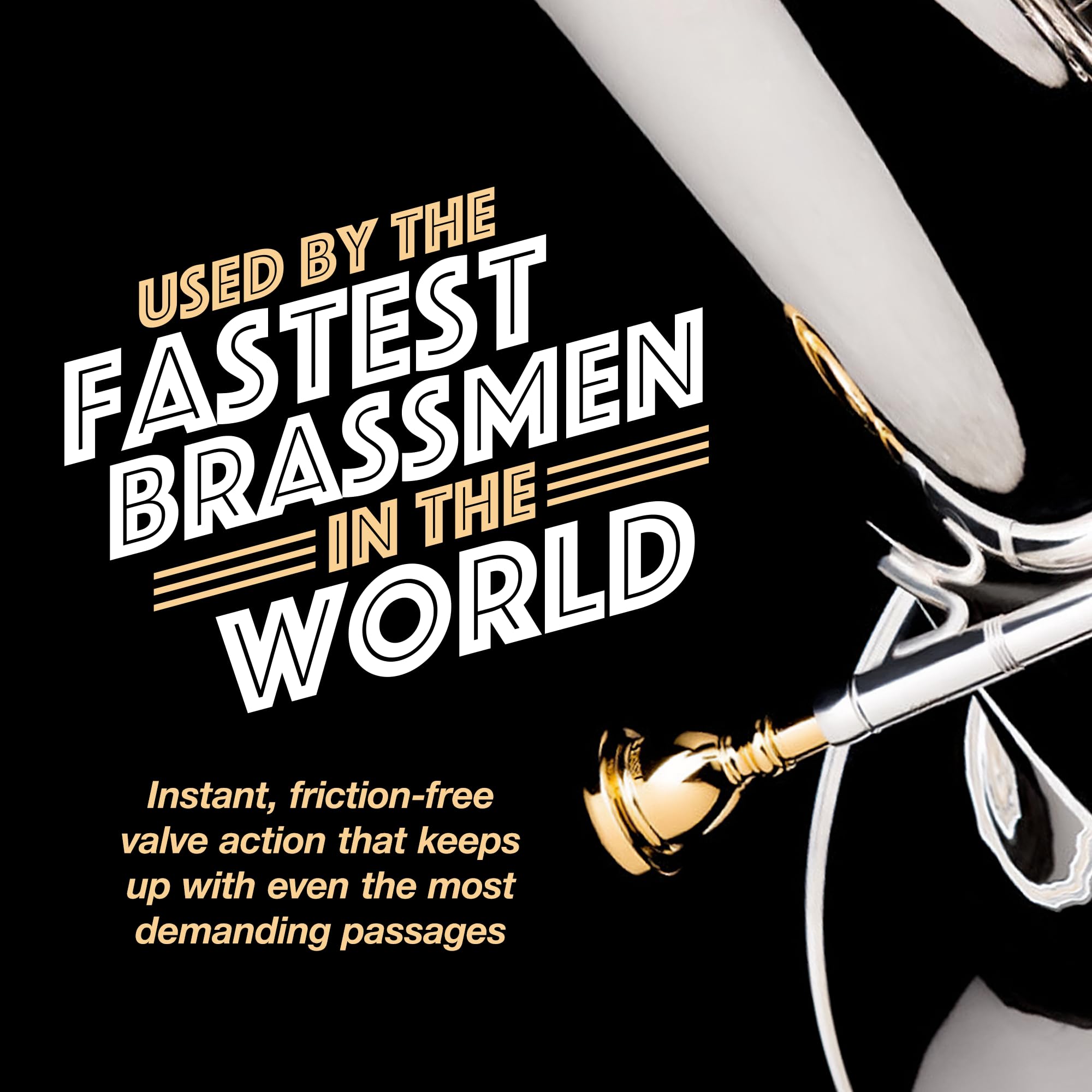 Official Al Cass Fast Valve, Slide & Key Oil | 2 Oz Bottle | Odorless, Non-Gumming Lubricant For Brass Instruments | Trusted By