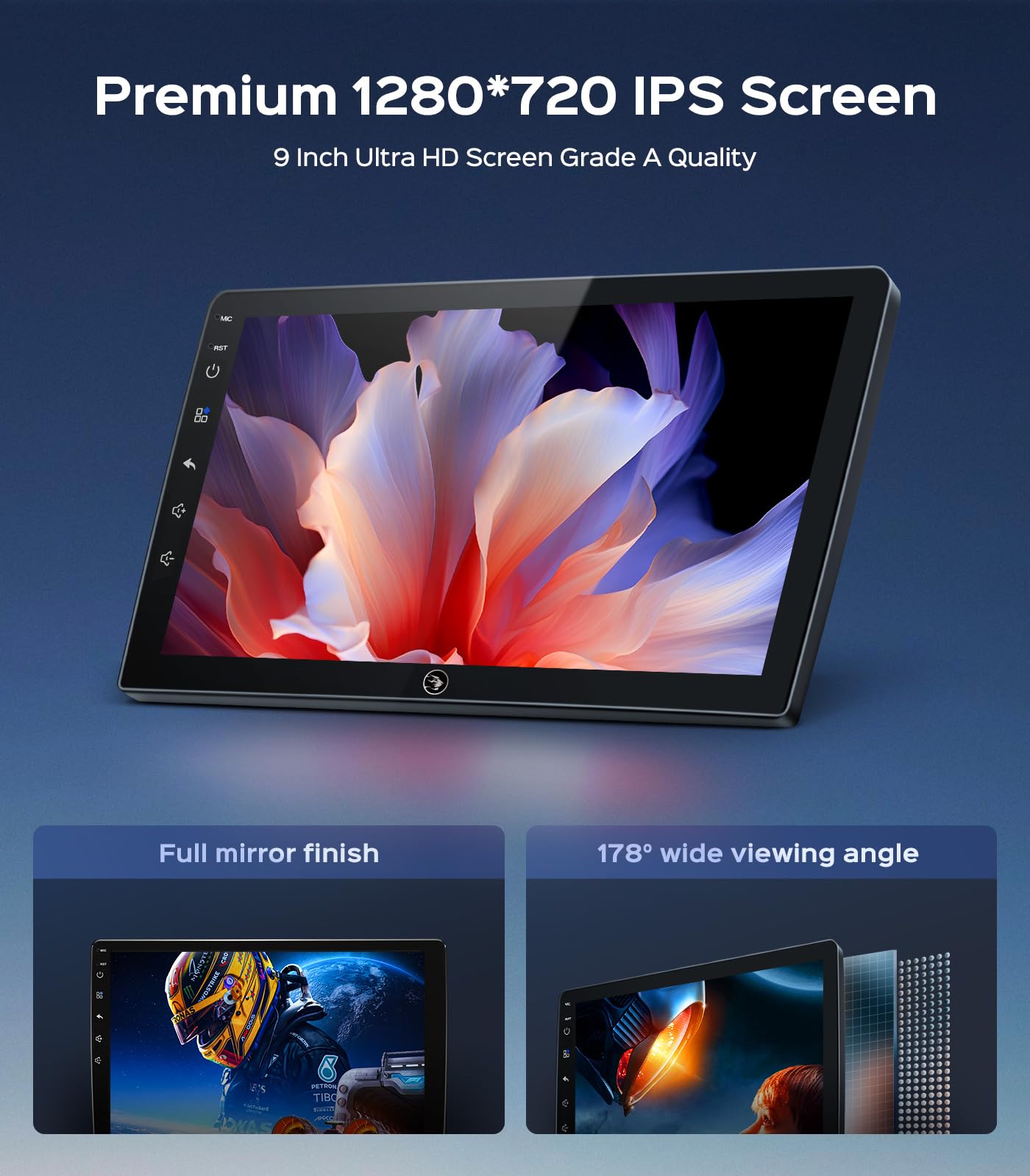 Car Radio Stereo For Toyota Tacoma 2005-2015, 9'' Touch Screen Head Unit With Android 13/Carplay/Android Auto/2+64G /Gps Navigat