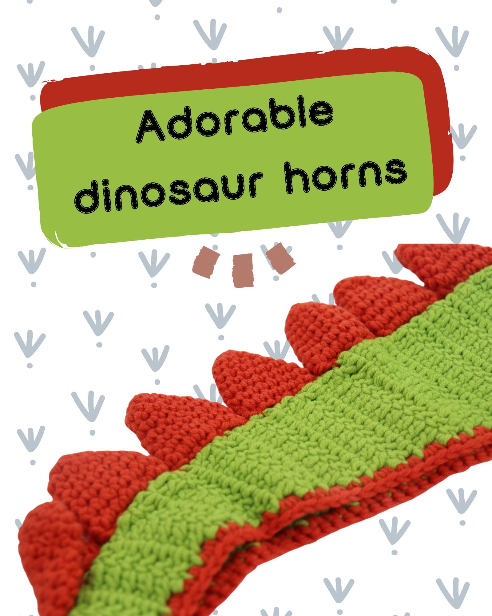 Bellasignoro Baby Photography Photo Prop Crochet Knit Photoshoot Costume Set Dinosaur (Green)