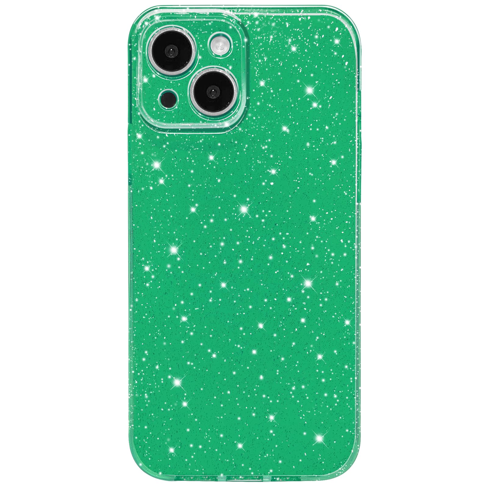 Hython Case for iPhone 13 Case Glitter Cute Sparkly Shiny Bling Sparkle Phone Cases 6.1, Thin Slim Fit Soft TPU Bumper Shockproo
