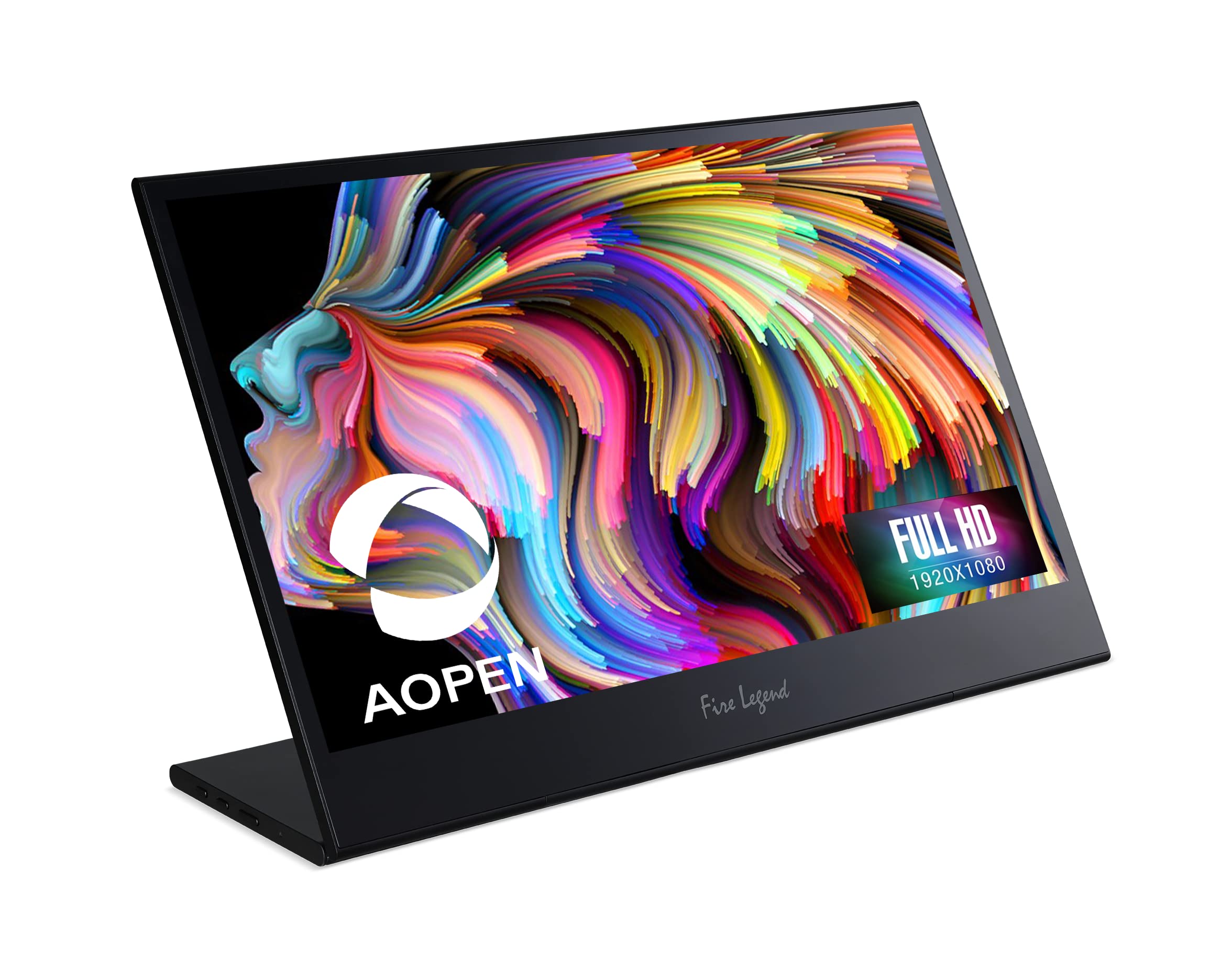 Aopen By Acer Portable Monitor 16Pm6Q Bmiux 15.6 Inch Full Hd (1920 X 1080) Portable Ips Monitor (2 X Usb Type C & 1 X Mini Hdmi Port)