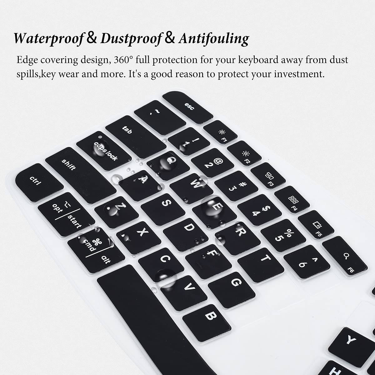 Keyboard Cover Skin For Logitech K860 Ergonomic Keyboard, Logitech Ergo K860 Wireless Ergonomic Keyboard Protector, K860 Split K