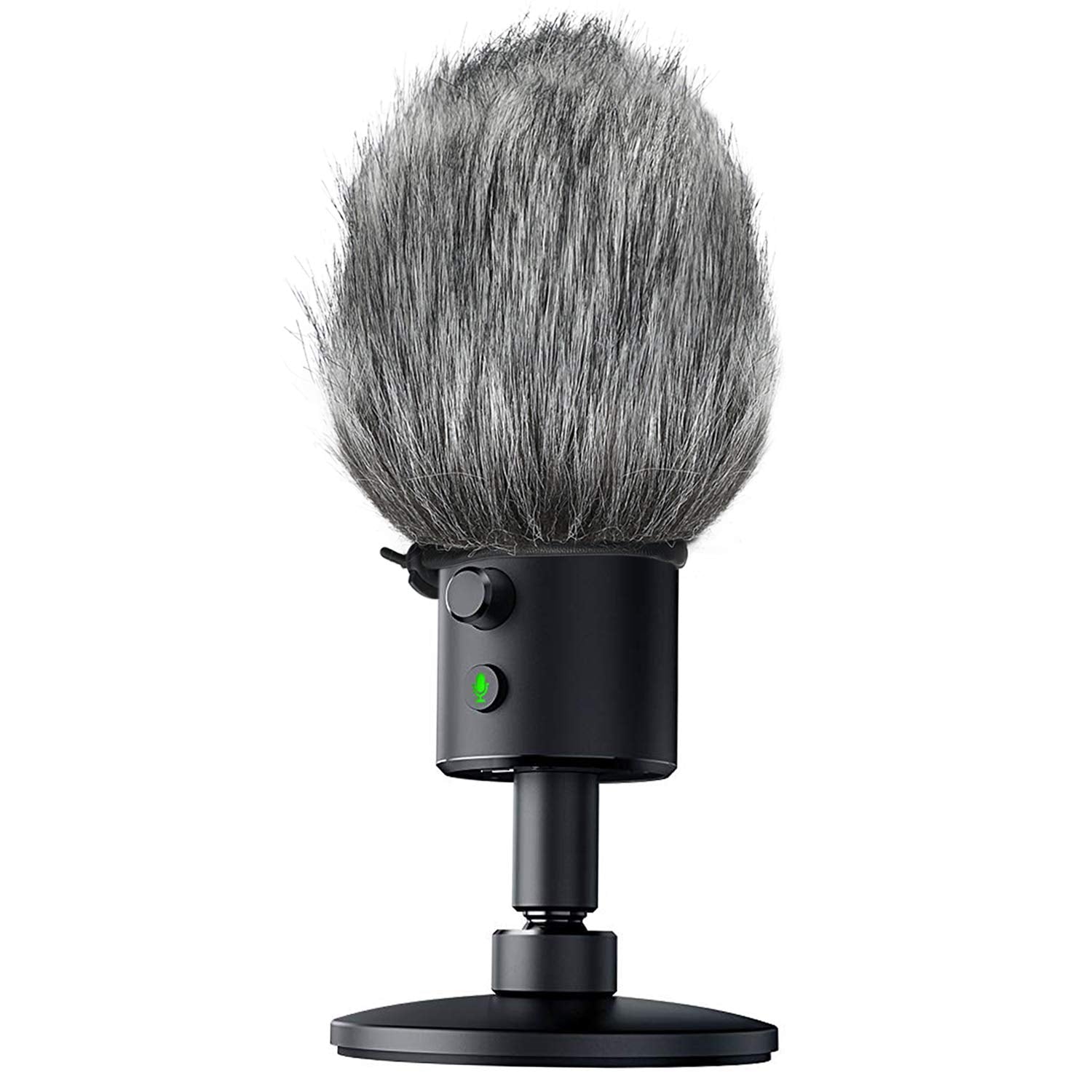 Sunmon Razer Seiren X Furry Windscreen Muff, Mic Pop Filter/Shield Wind Cover Fits Razer Seiren X Usb Condenser Streaming Microp