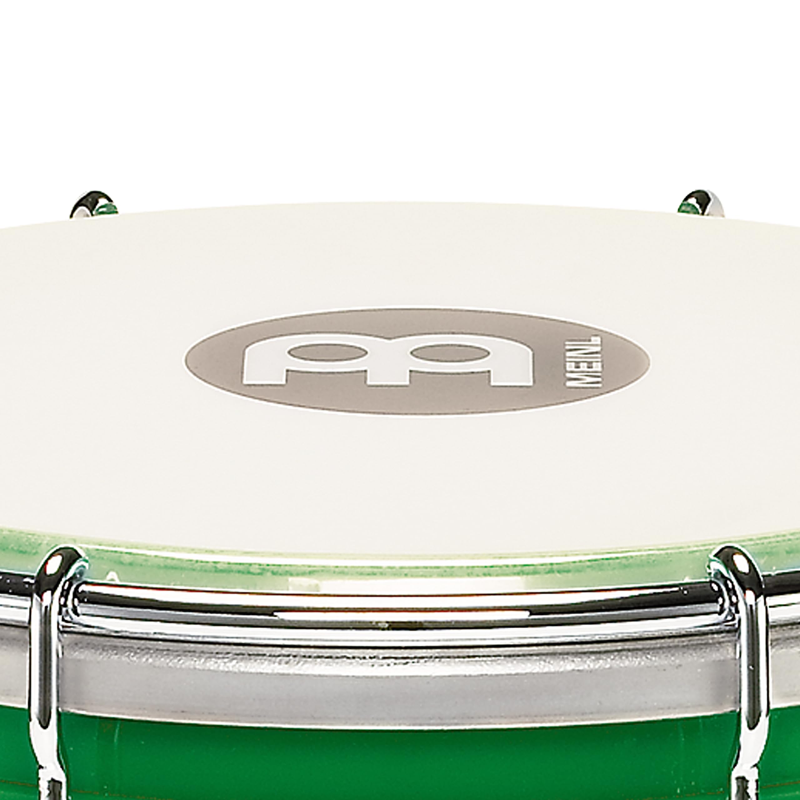 Meinl Percussion Tamborim With Floatune Tuning System Not Made In China Green Abs Plastic Body And Synthetic Head, 2 Year Warranty, (Tbr06Abs Gr)