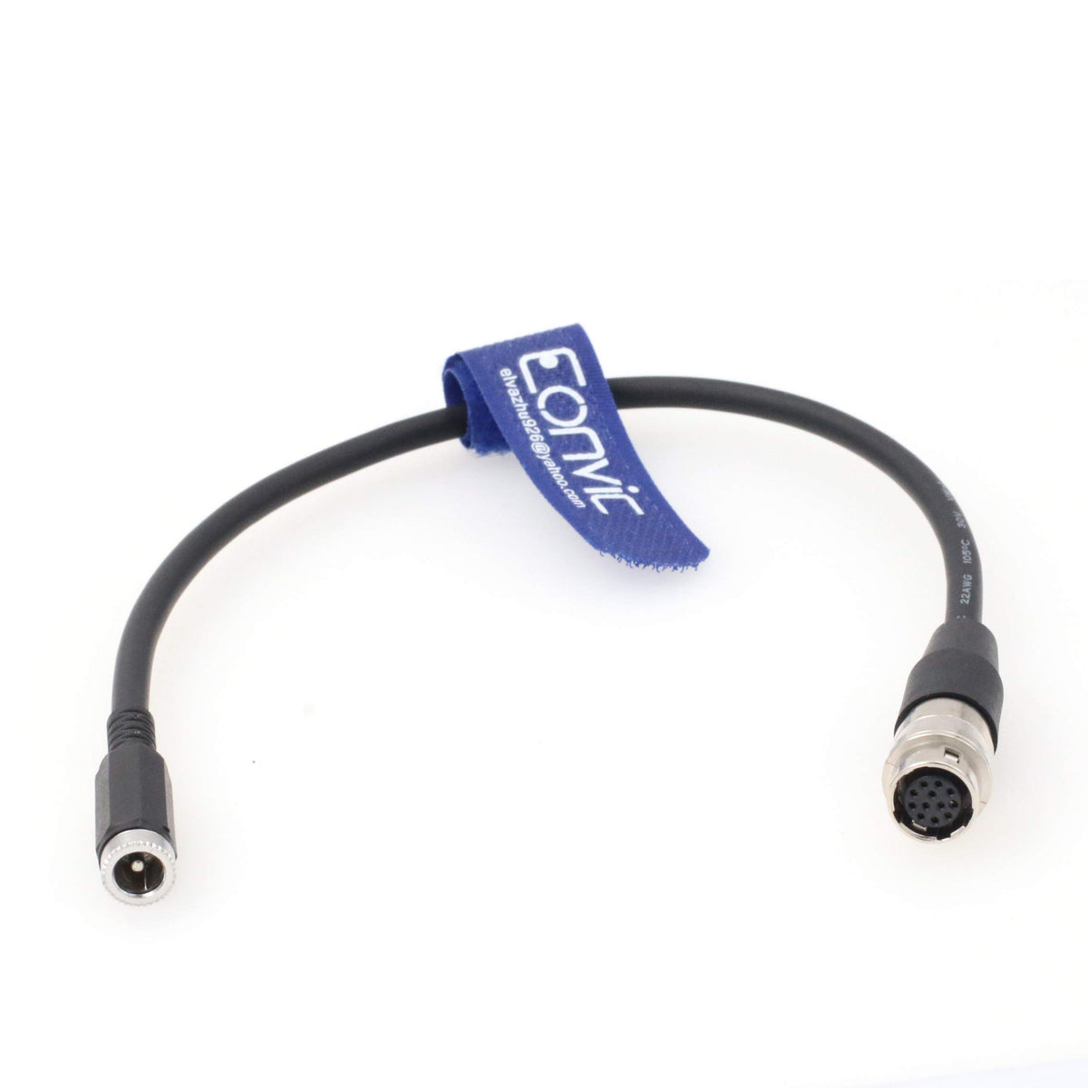 Dc 12V Female To 12 Pin Female Hirose Power Cable For Panasonic Af100 Gh1 Gh2 Gh3 Gh4 Fujinon Nikon Canon B4 2/3' Lens 12'