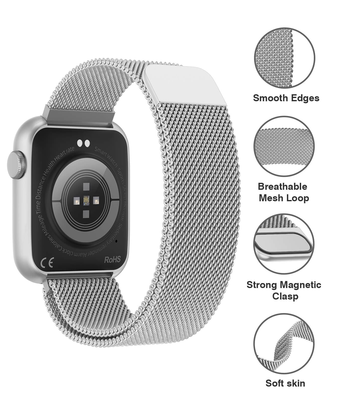 Earlysincere Smart Watch For Women With Bluetooth Call Answer/Dail,1.9'' Hd Full Touch Screen Fitness Tracker, Smartwatch With H