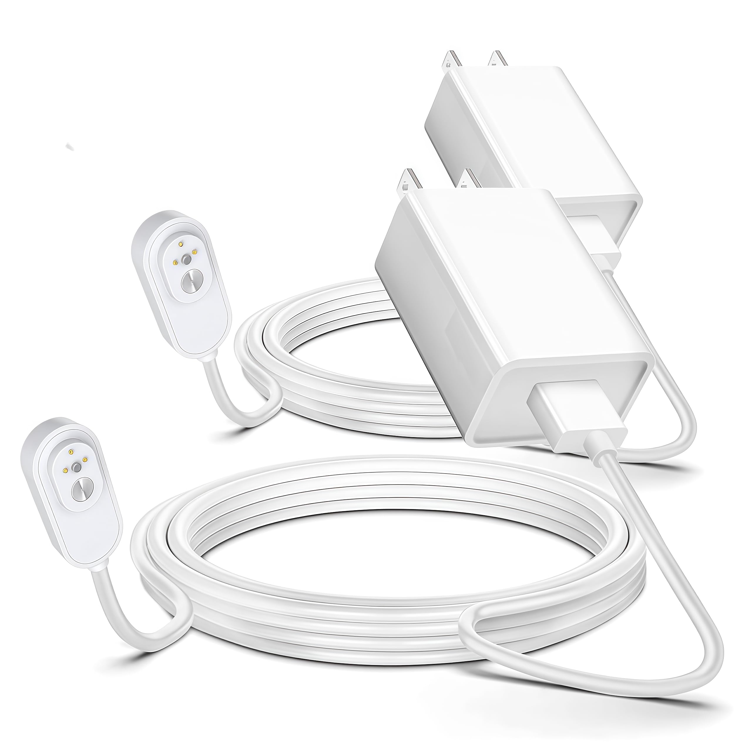 Arlo Camera Charger 2 Pack 10FT Compatible with Arlo Pro 5S 2K, Pro 4, Pro 3, Ultra 2, Ultra, Floodlight, Go 2 Cameras, arlo Mag