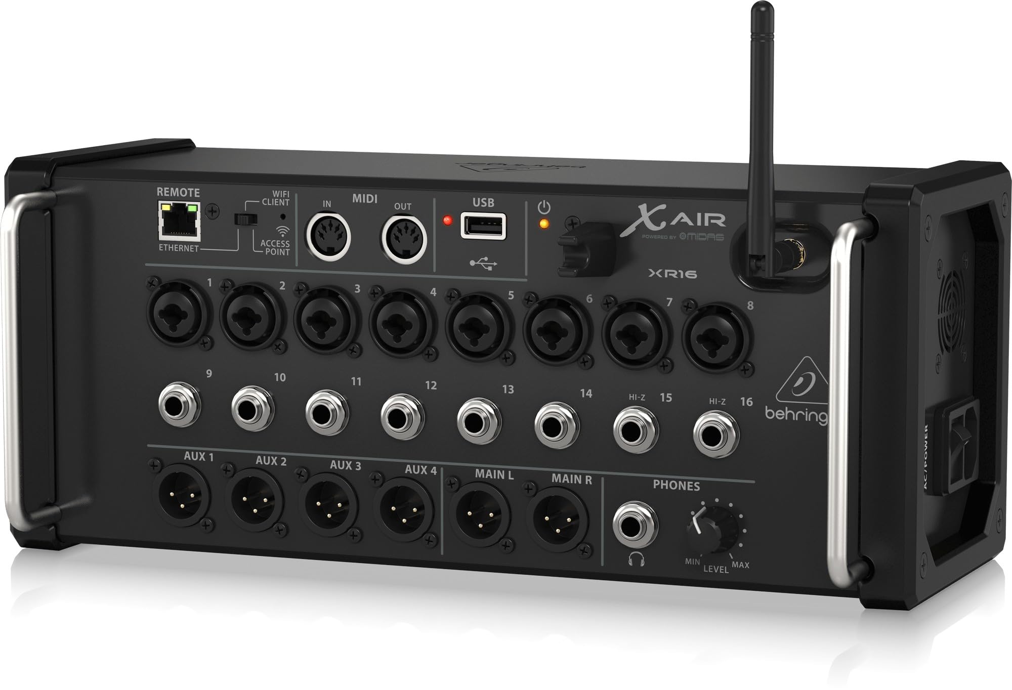 Behringer X Air Xr16 Digital Mixer For Ipad/Android Tablet With Wi Fi And Usb Recorder