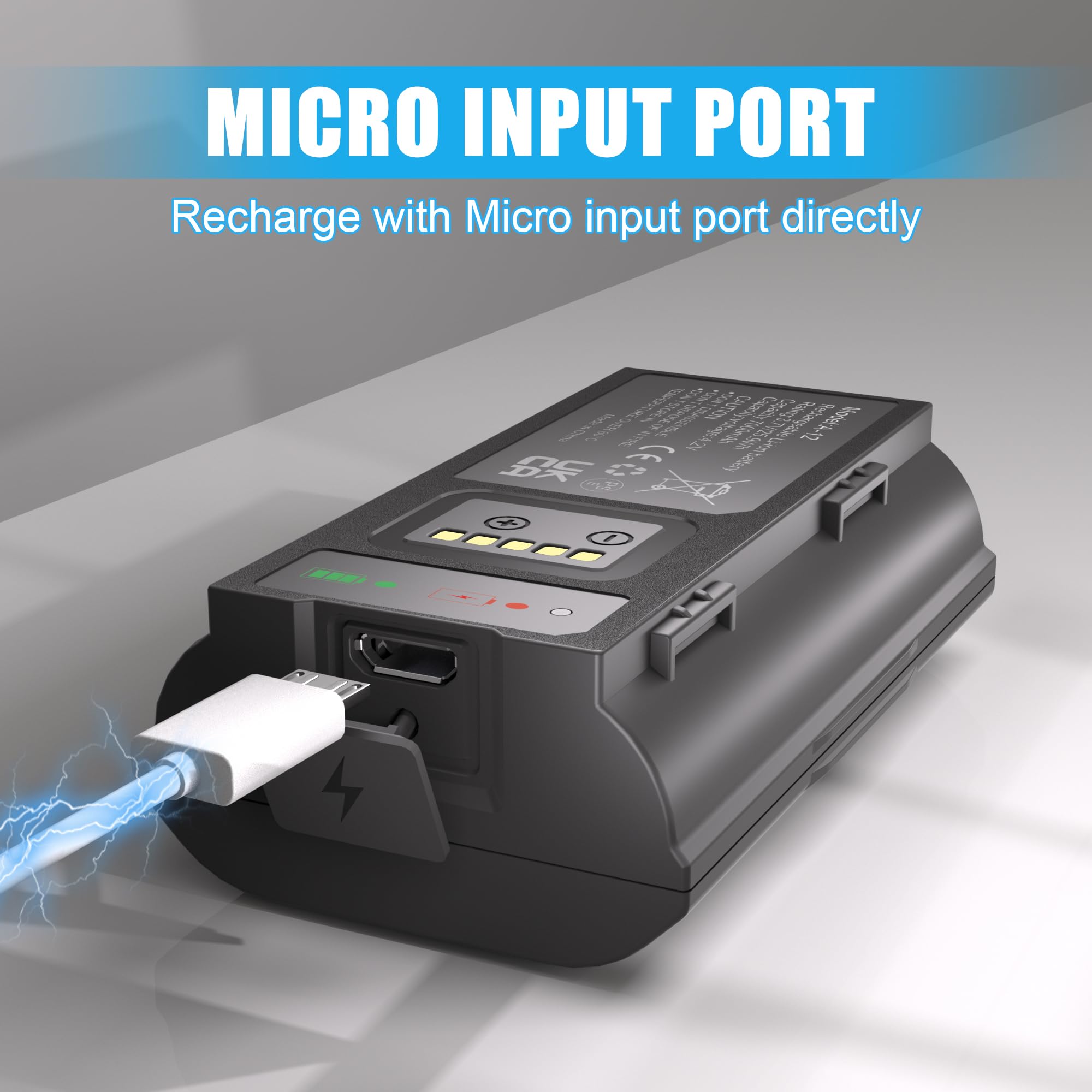 7000Mah Rechargeable Battery For Arlo Essential Wire Free Video Doorbell, Alro Doorbell Vma2400 Avd2001 Avd2001B, Designed With