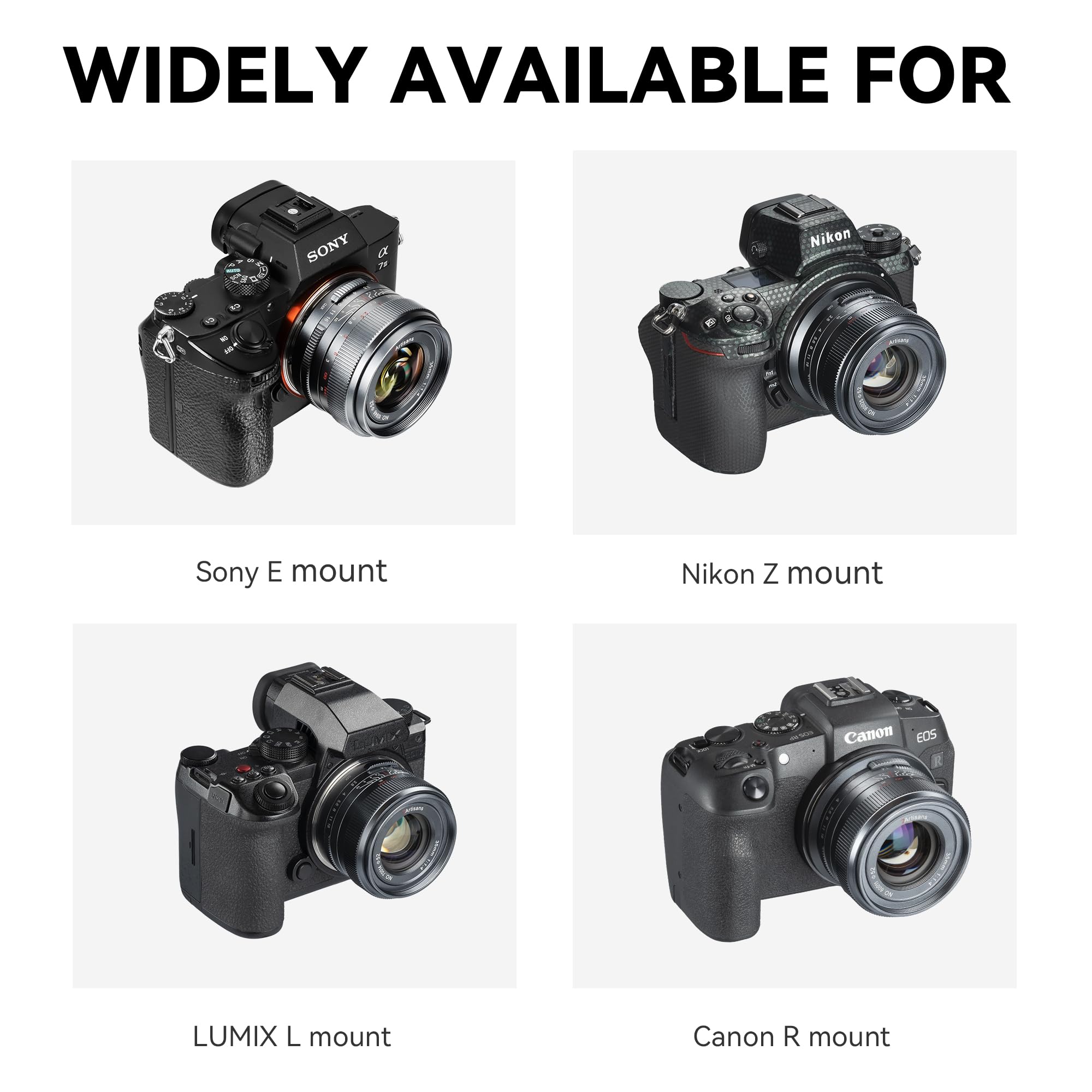 7Artisans 35Mm F1.4 Mark ? Full Frame Manual Focus Prime Lens Large Aperture Compatible With Nikon Z Mount Camera Z5 Z6 Z6Ii Z7