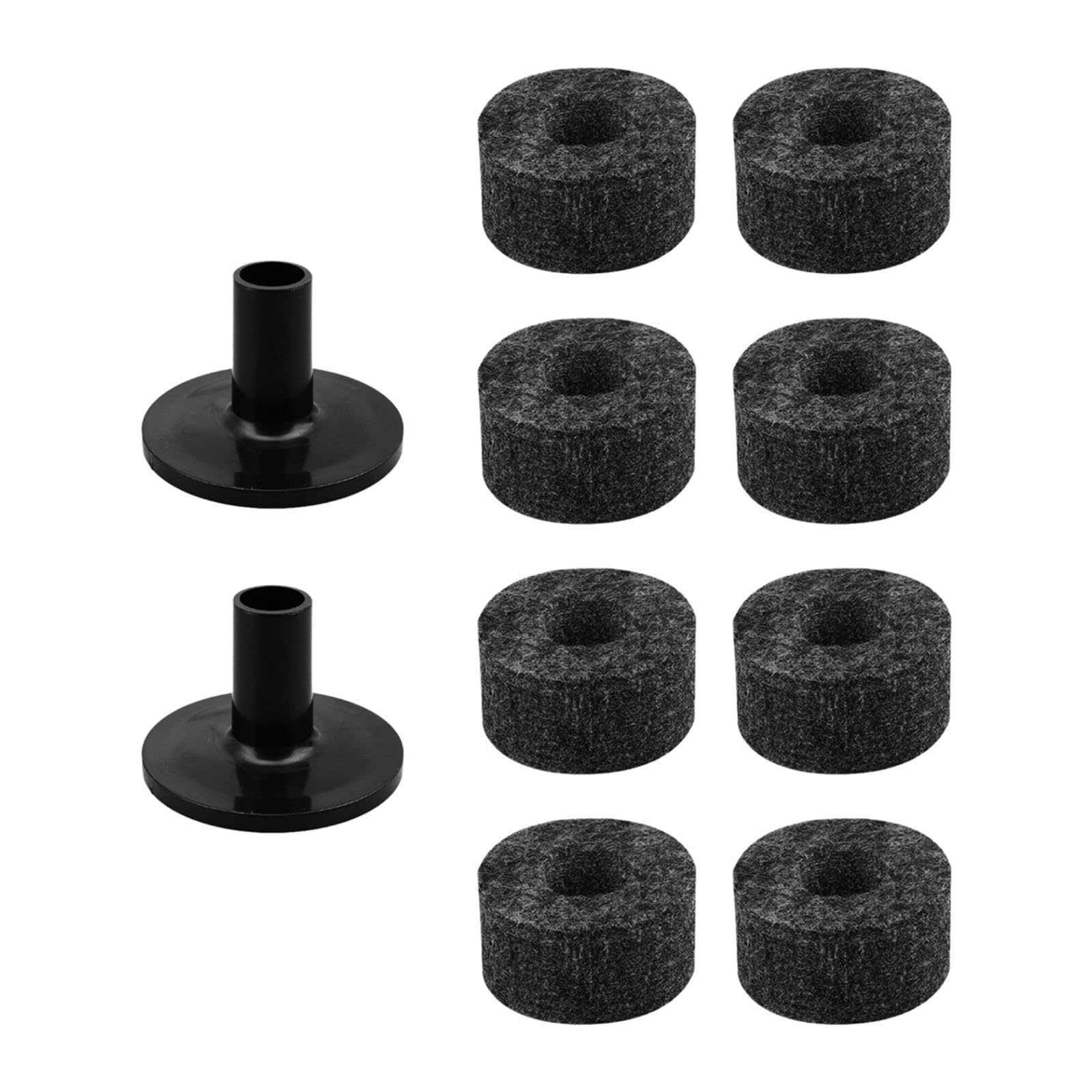 Bnf 10X Cymbal Replacement Accessories Drum Parts For Practice Concert Black|Musical Instruments & Gear | Percussion |Cymbals|8 