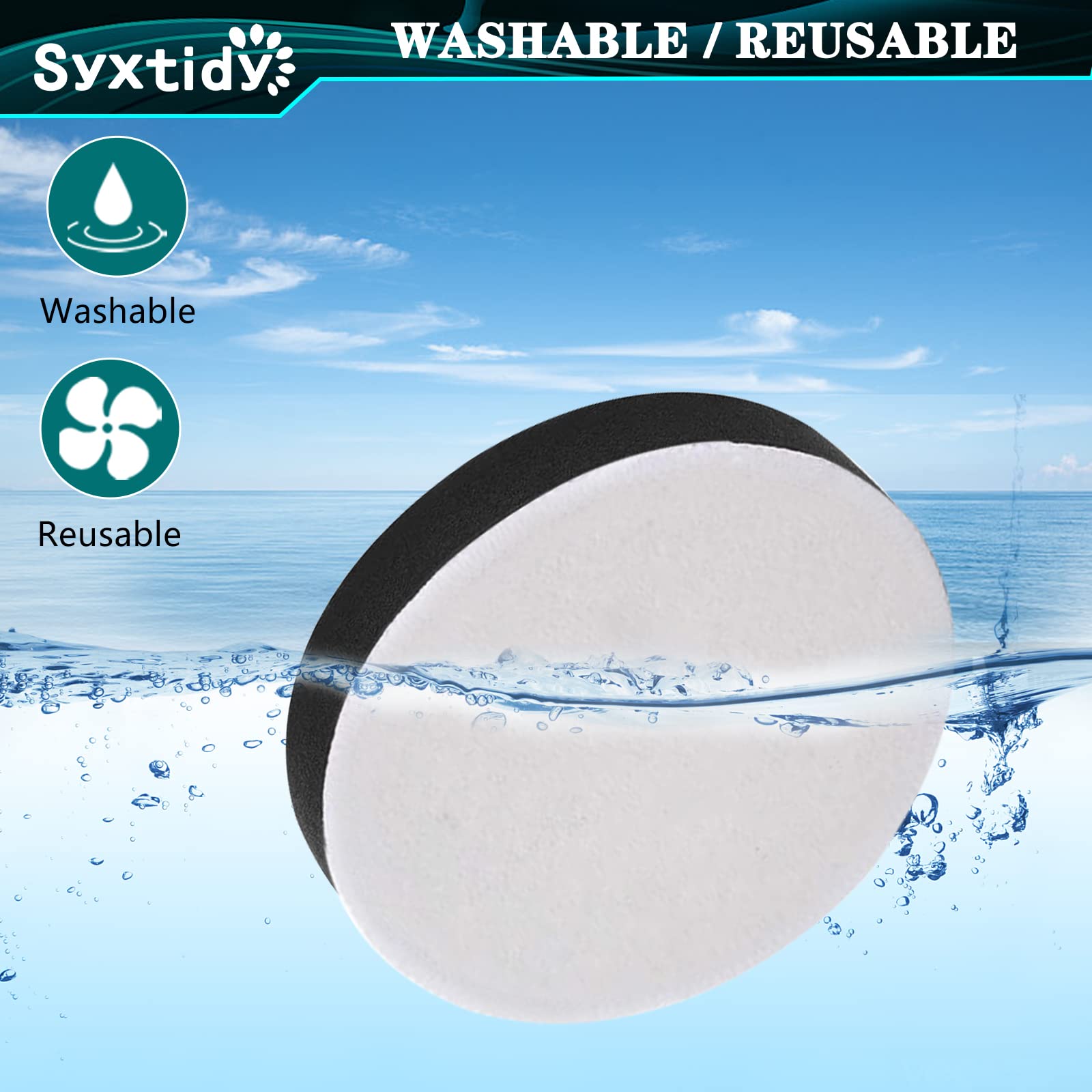 Pre Motor Filter For Eureka Neu100 Neu10Ae4 Neu102 Neu10Ae2 Neu10Ae5 Air Speed Vacuum, Part # E0106,5 Pack,White