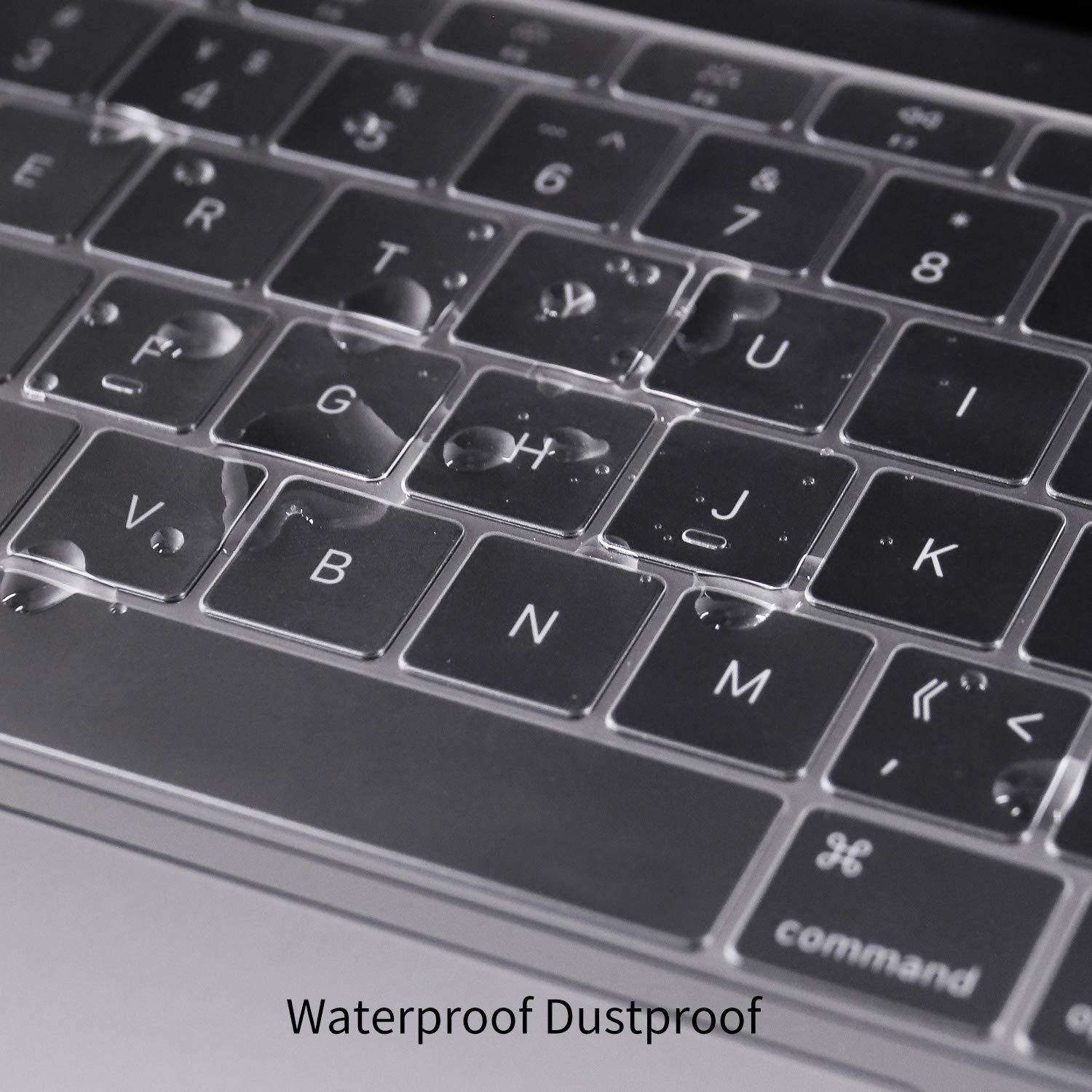 Casebuy Premium Ultra Thin Keyboard Cover For 2019 2018 Release Macbook Air 13 Inch A1932 With Touch Id Soft Touch Tpu Keyboard