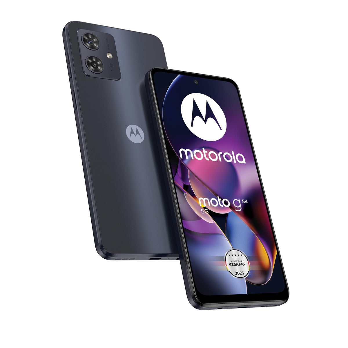 Motorola Moto G54 Dual Sim 256Gb Rom + 8Gb Ram (Only Gsm | No Cdma) Factory Unlocked 5G Smartphone (Midnight Blue)   Internation