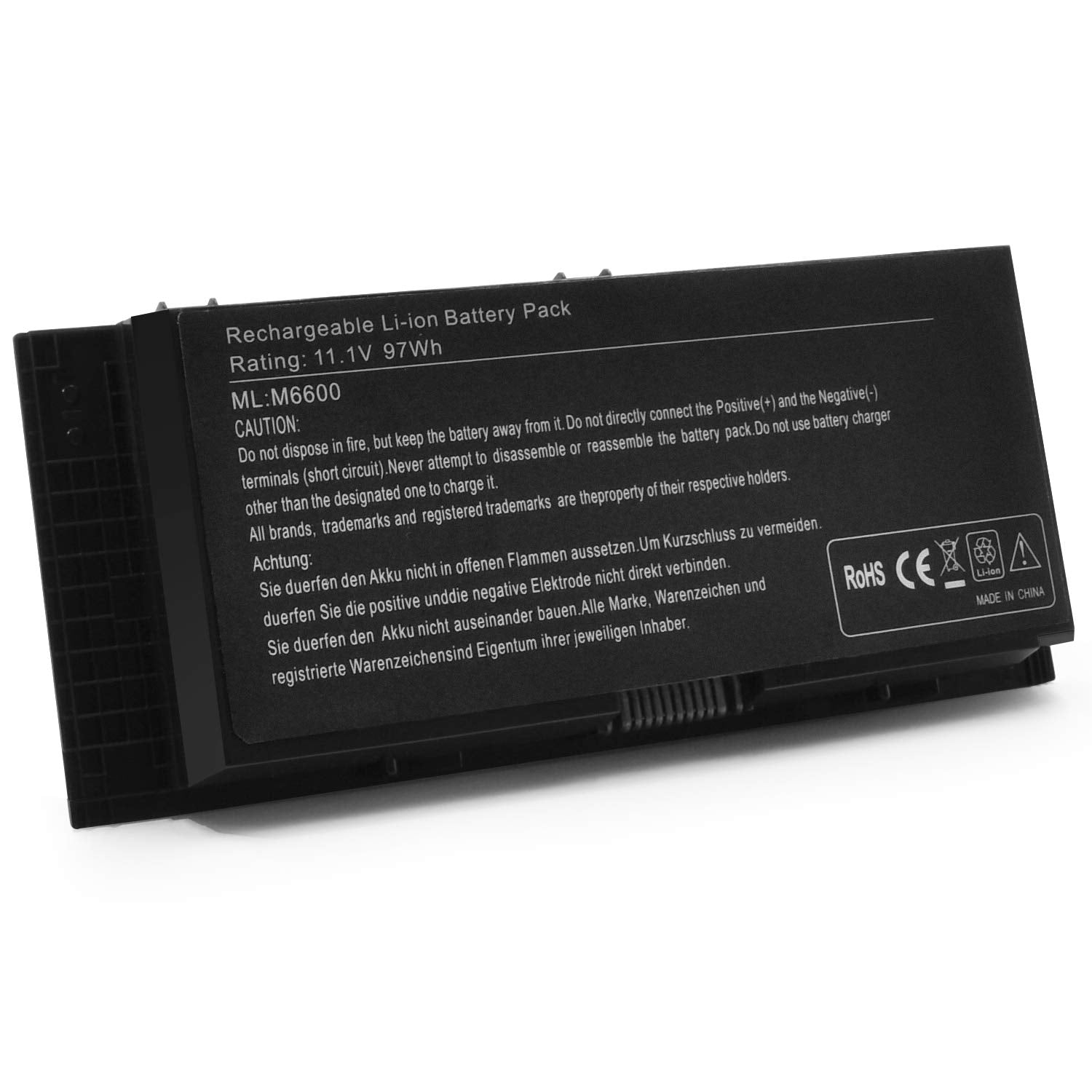 Lqm 11.1V 97Wh 9 Cell New Laptop Battery For Dell Precision M4600 M4800 M6600 M6700 M6800 Pn:Fv993 Fjj4W Pg6Rc 7Dwmt Jhyp2 K4Rdx