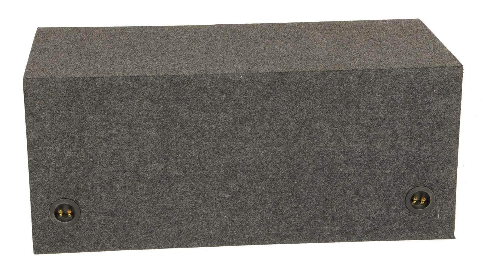 Q Power Hd215 15 Dual Heavy Duty Vented Square Subwoofer Sub Enclosure Box