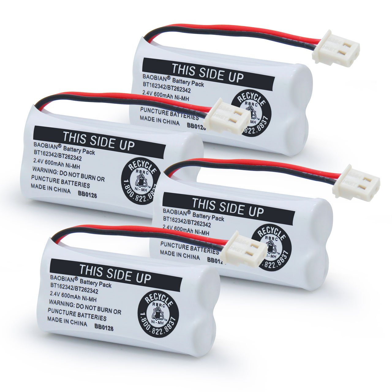 Baobian Bt162342 Bt262342 Battery Compatible With For Bt183342 Bt283342 Bt166342 Bt266342 Vtech Cs6114 Cs6419 Cs6719 At&T El5230