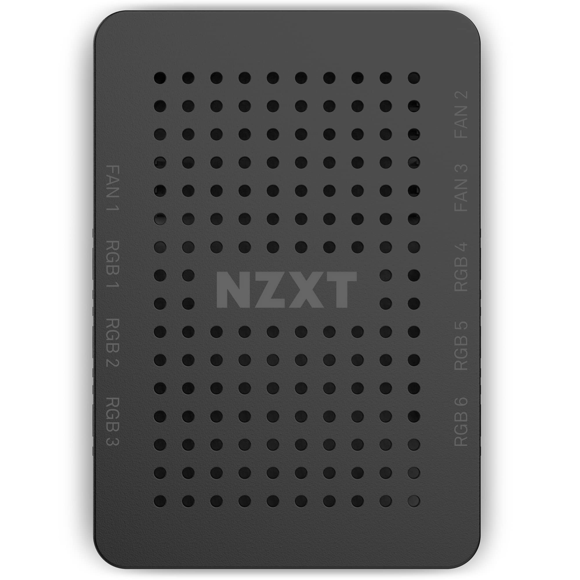Nzxt Rgb & Fan Controller   Ac Crfr0 B1 6 Rgb Lighting Channels   3 Fan Channels   Rgb Lighting Customization   Black