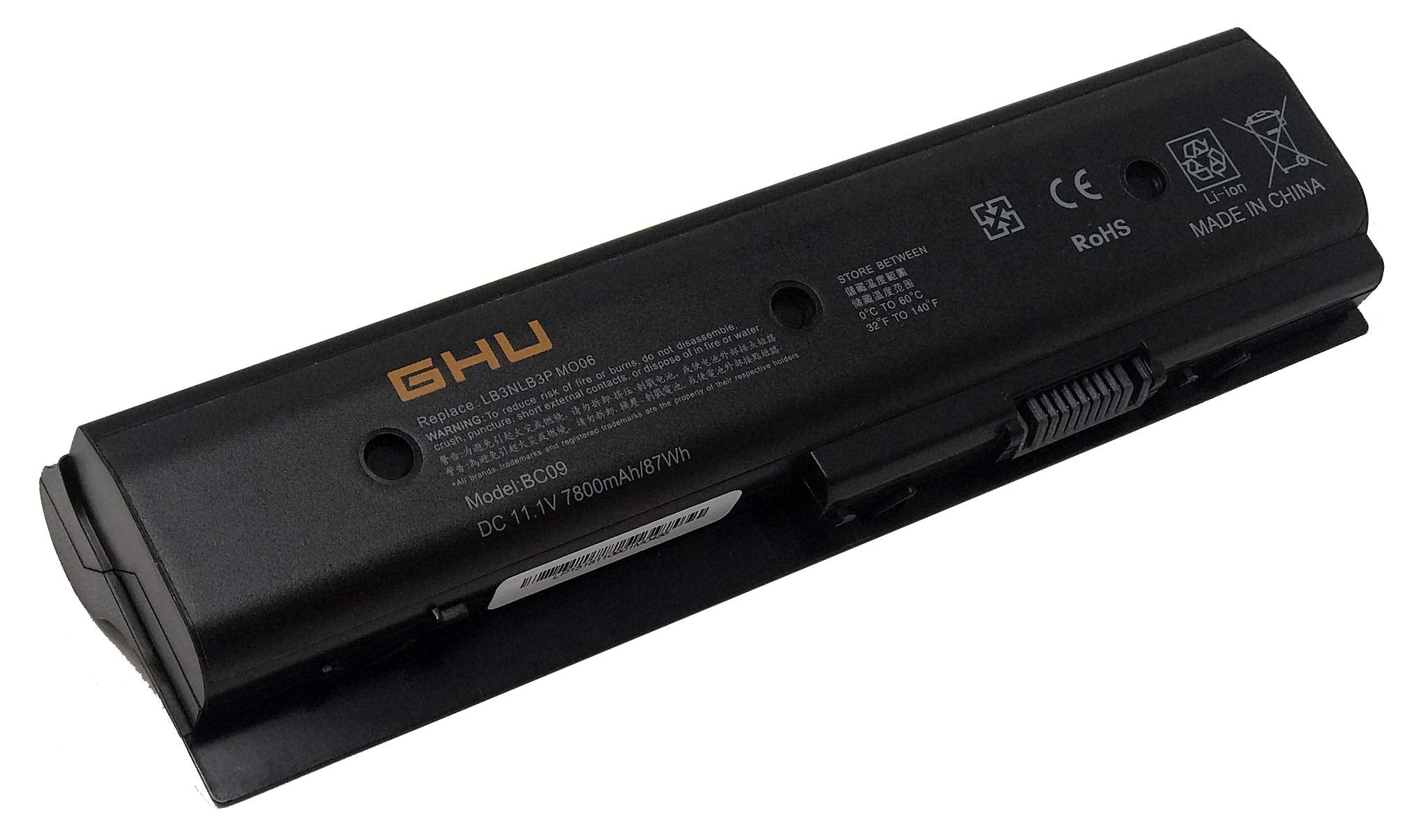 Ghu New 87Wh Mo06 Mo09 671731 001 Laptop Battery Compatible With Hp Envy M6 1045Dx M6 1035Dx M6 1125Dx Pavilion Dv4 5000 Dv6 700