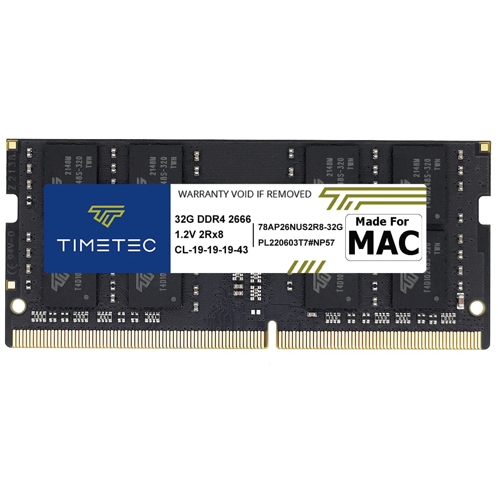 Timetec 32GB Compatible for Apple DDR4 2666MHz for Mid 2020 iMac (20,1/20,2) / Mid 2019 iMac (19,1) 27inch w/Retina 5K Display,