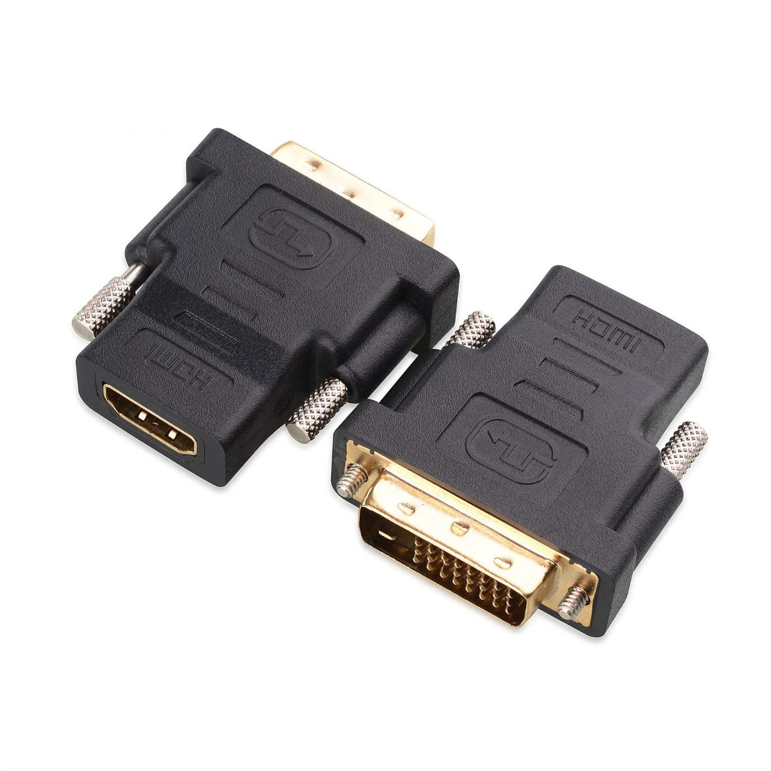 Cable Matters 2 Pack HDMI to DVI Adapter (DVI to HDMI Adapter)