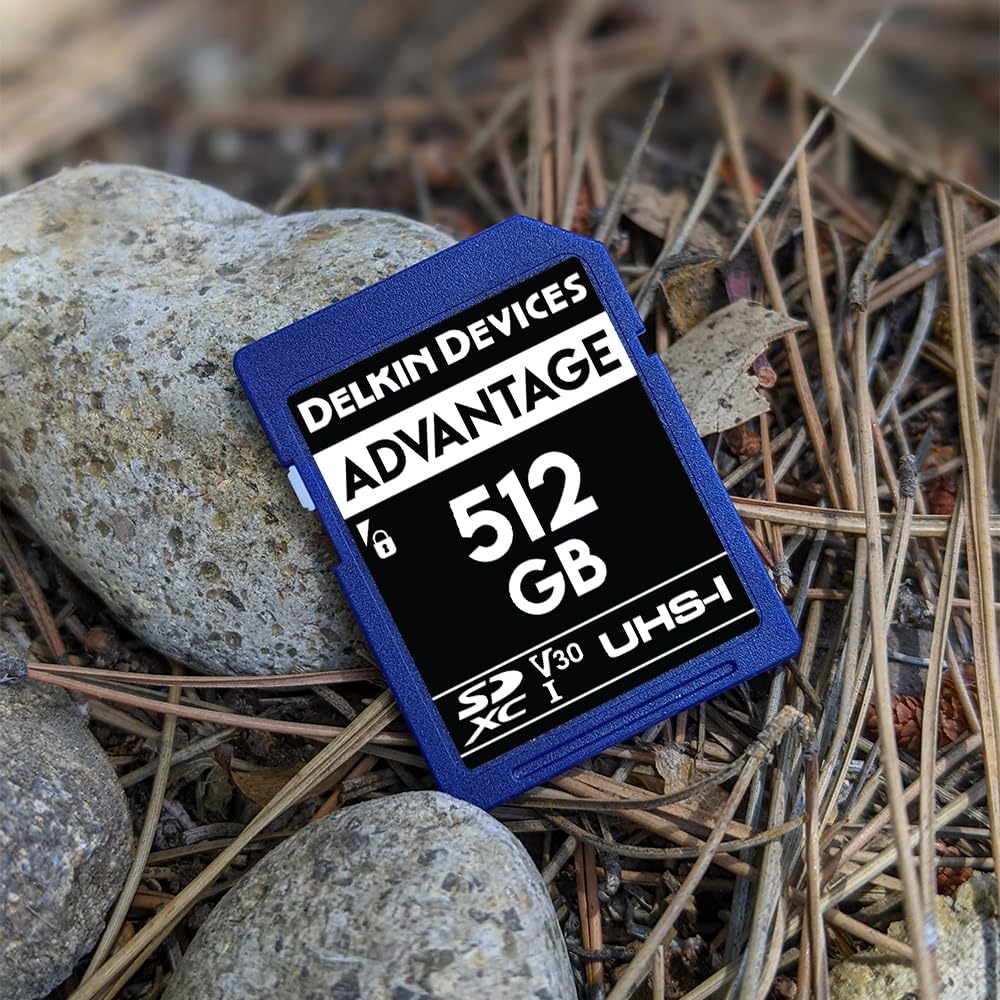 Delkin Devices 512Gb Advantage Sdxc Memory Card Uhs I (U3/V30) High Sp ...