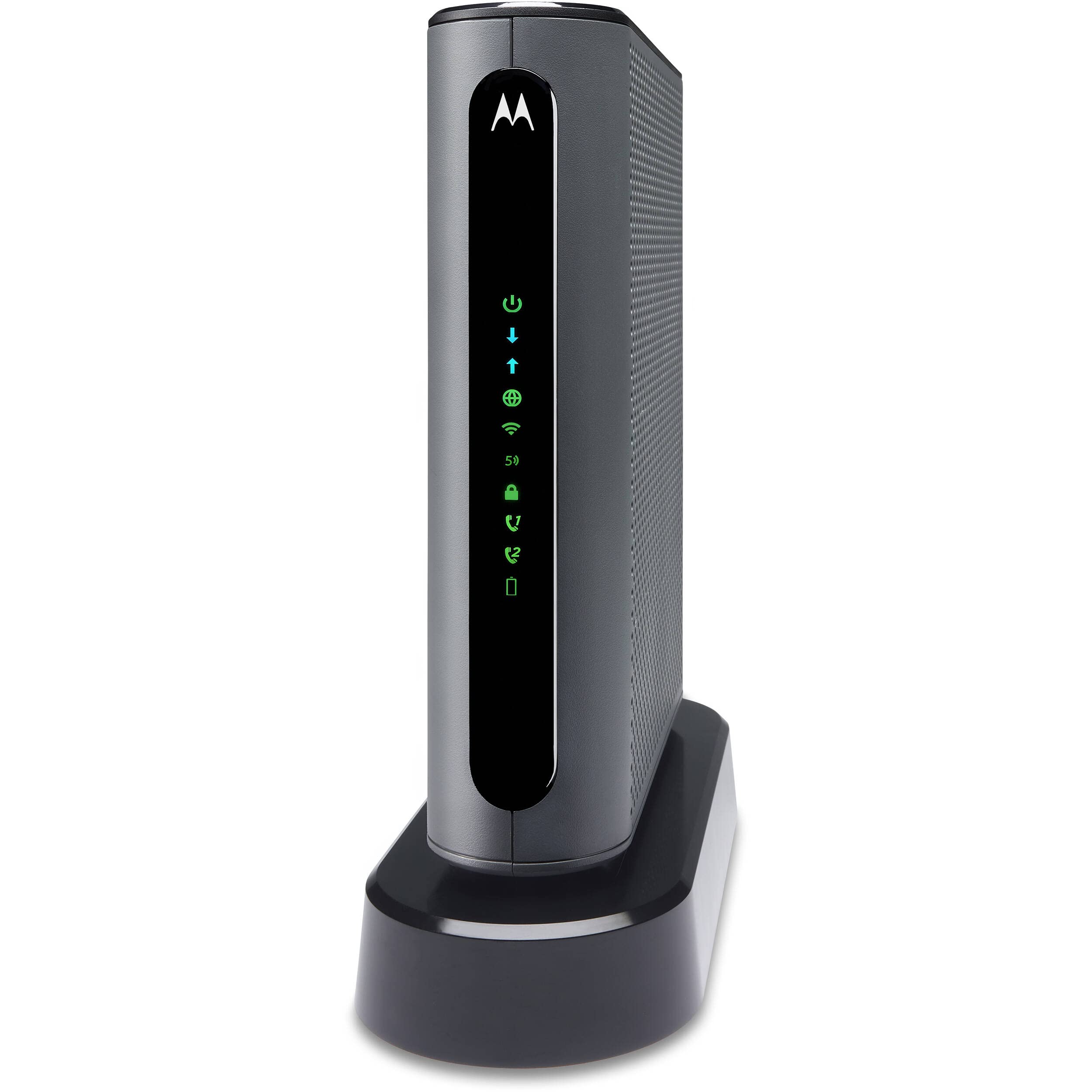 Motorola MT7711 24X8 Cable Modem/Router with Two Phone Ports, DOCSIS 3.0 Modem, and AC1900 Dual Band WiFi Gigabit Router, for Co
