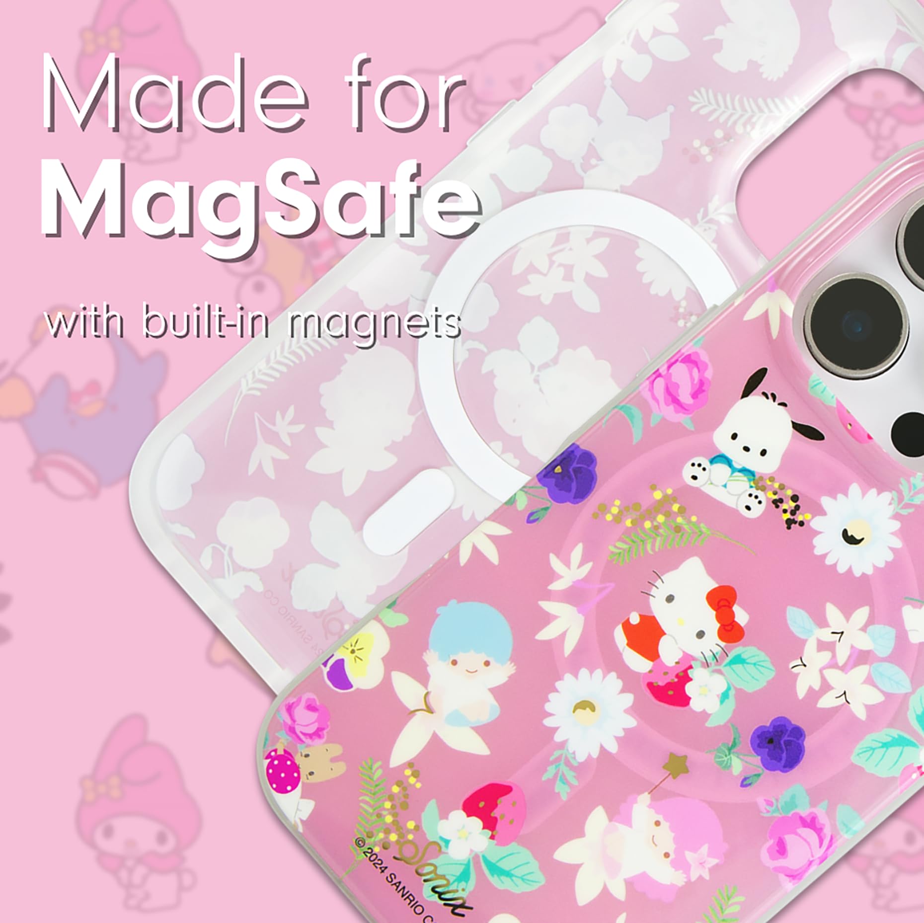 Sonix X Sanrio Case For Iphone 16 Pro Max | Compatible With Magsafe | 10Ft Drop Tested | Hello Kitty And Friends Floral