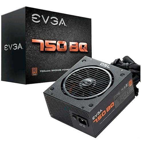 Evga 750 Bq, 80+ Bronze 750W, Semi Modular, 5 Year Warranty, Includes Free Power On Self Tester, Power Supply 110 Bq 0750 V1