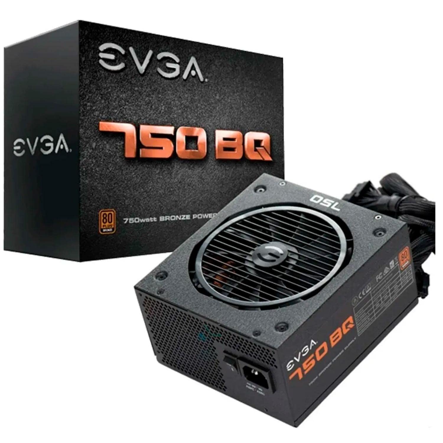 Evga 750 Bq, 80+ Bronze 750W, Semi Modular, 5 Year Warranty, Includes Free Power On Self Tester, Power Supply 110 Bq 0750 V1