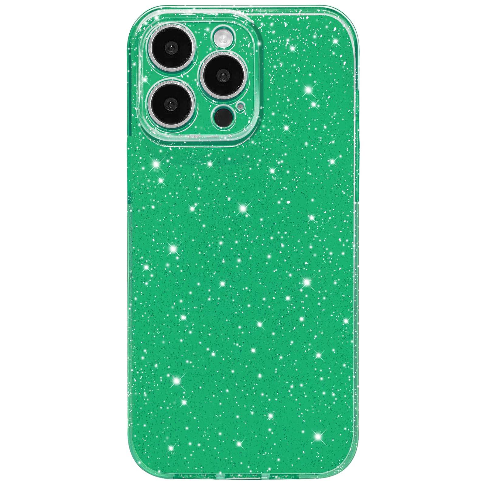 Hython Case For Iphone 12 Pro Case Glitter Cute Sparkly Shiny Bling Sparkle Phone Cases 6.1'', Thin Slim Fit Soft Tpu Bumper Sho