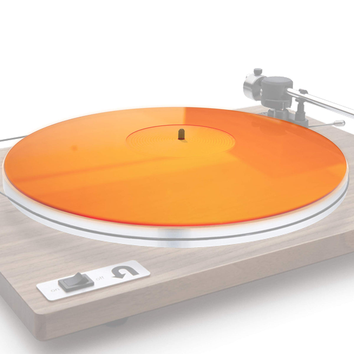 Terrific Tune   Acrylic Turntable Slipmat For Vinyl Lp Record Players   Transparent Platter Mat   Anti Static And 2.7Mm Thicknes