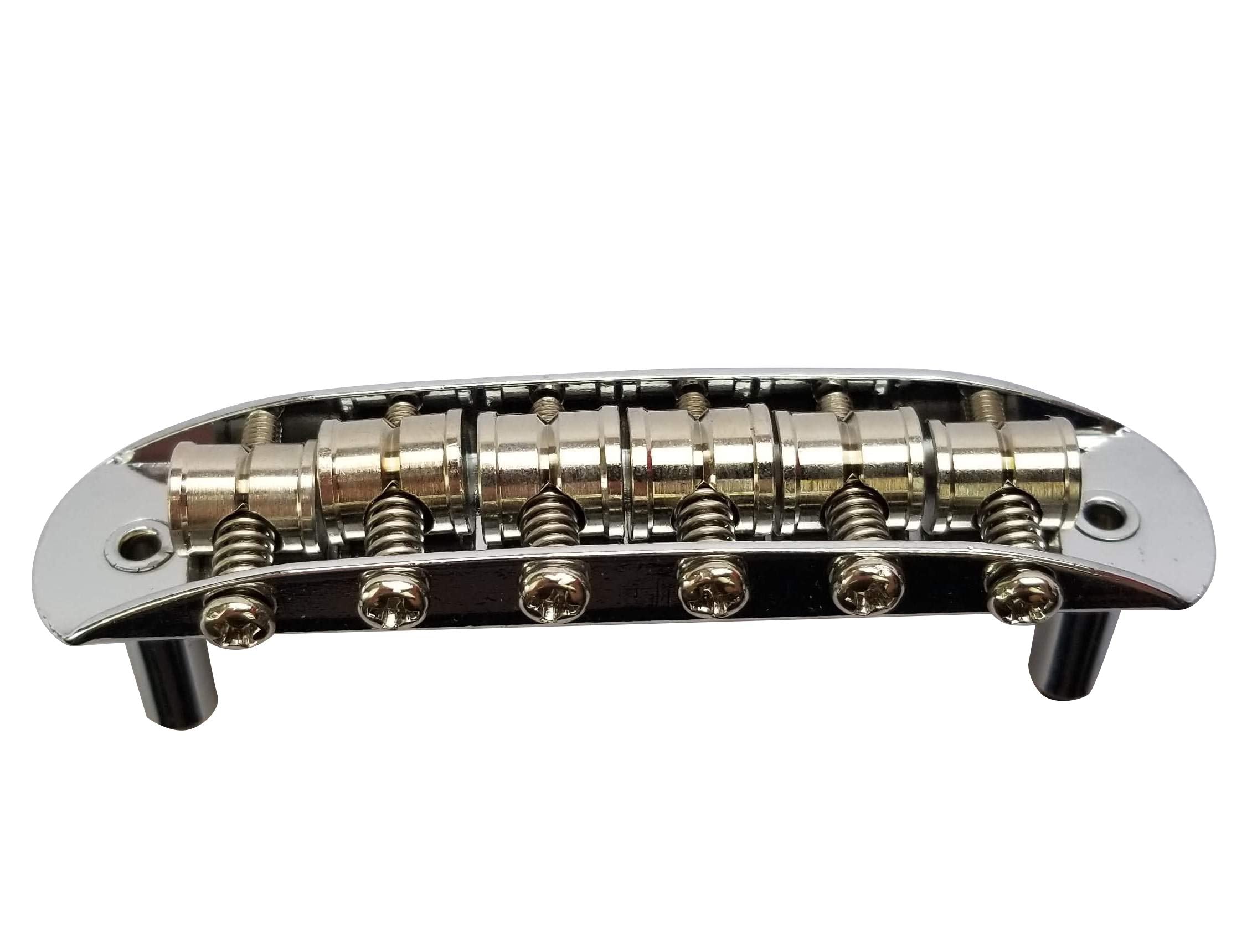 Mustang Bridge W/Large Saddles, Also Fits Fender Jaguar Or Jazzmaster  Chrome