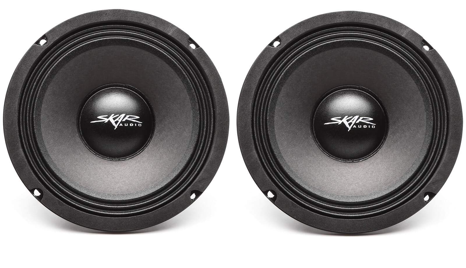 (2) Skar Audio Fsx8 8 350 Watt 8 Inch 8 Ohm Mid Range Loudspeakers   2 Speakers