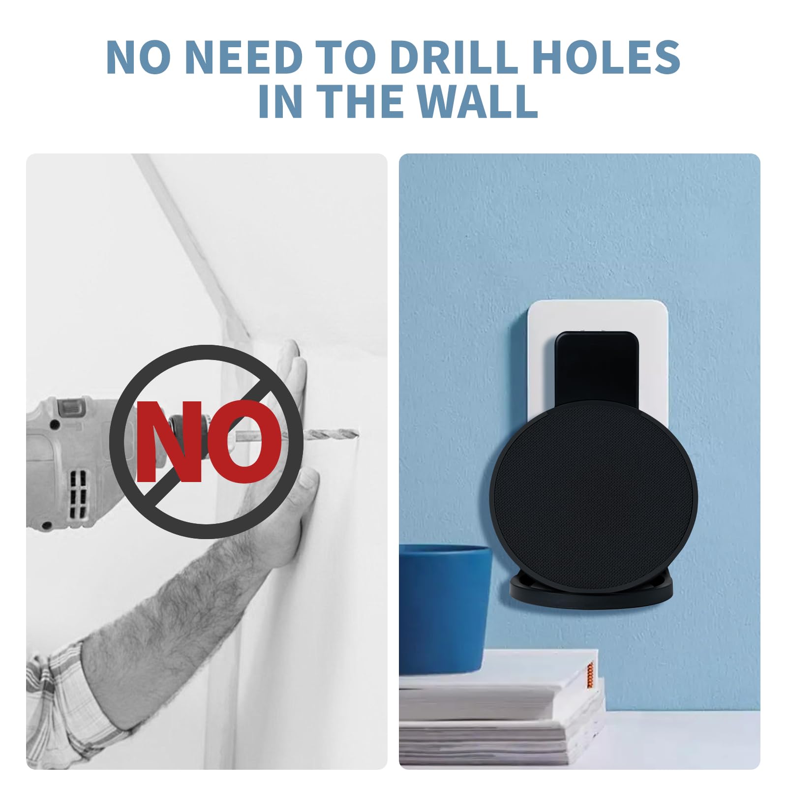 Shinar Wall Mount Holder For Echo Pop, Outlet Hanger Stand For Echo Pop With Cable Management, Premium Space Saving Stand Hanger