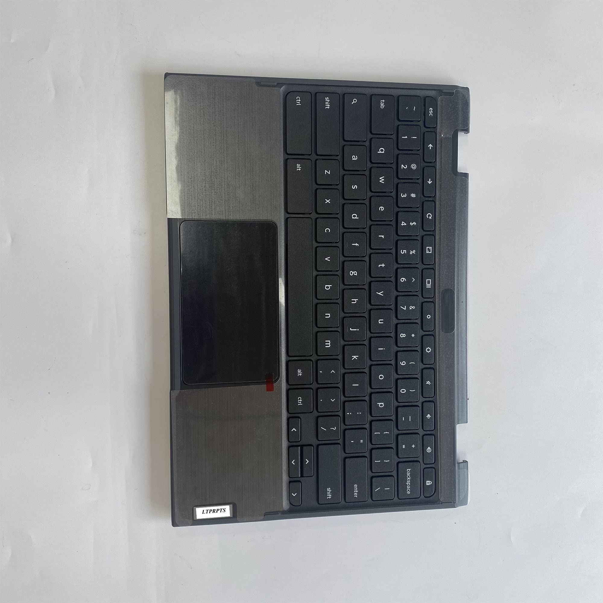 Ltprpts Replacement Laptop Upper Case Palmrest Non Backlit Keyboard Touchpad Assembly Part For Lenovo 300E Chromebook 2Nd Gen As
