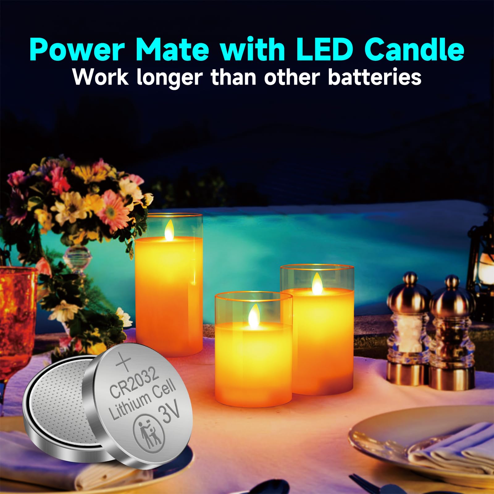 Cr2032 3 Volt 230 Mah Lithium Coin Cell Battery 100 Pack