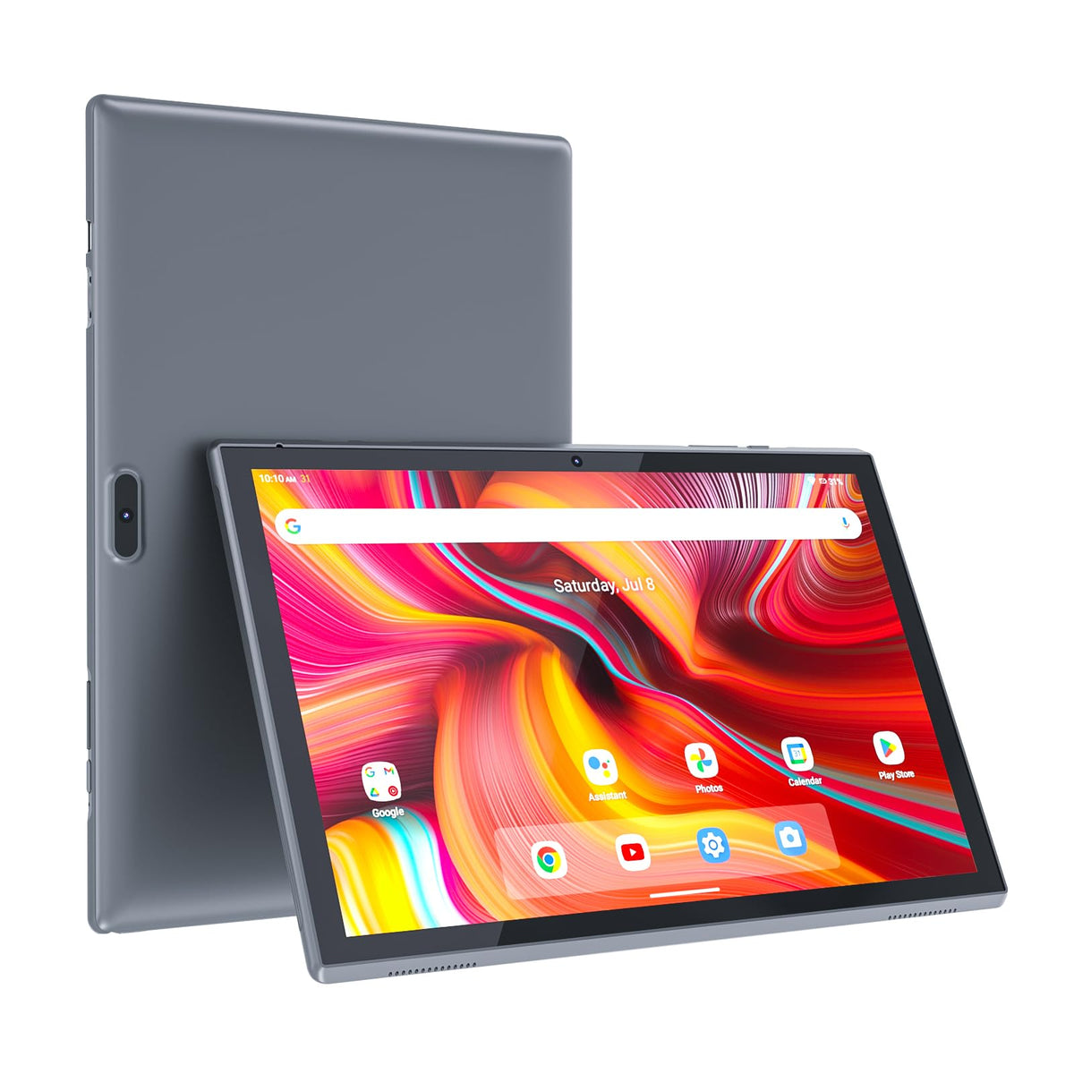 Zzb Android Tablet 10 Inch Tablets, 32Gb Rom 1Tb Expand,6000Mah Battery, Quad Core Processor 2Gb Ram Tableta, 8Mp Camera Wifi 10