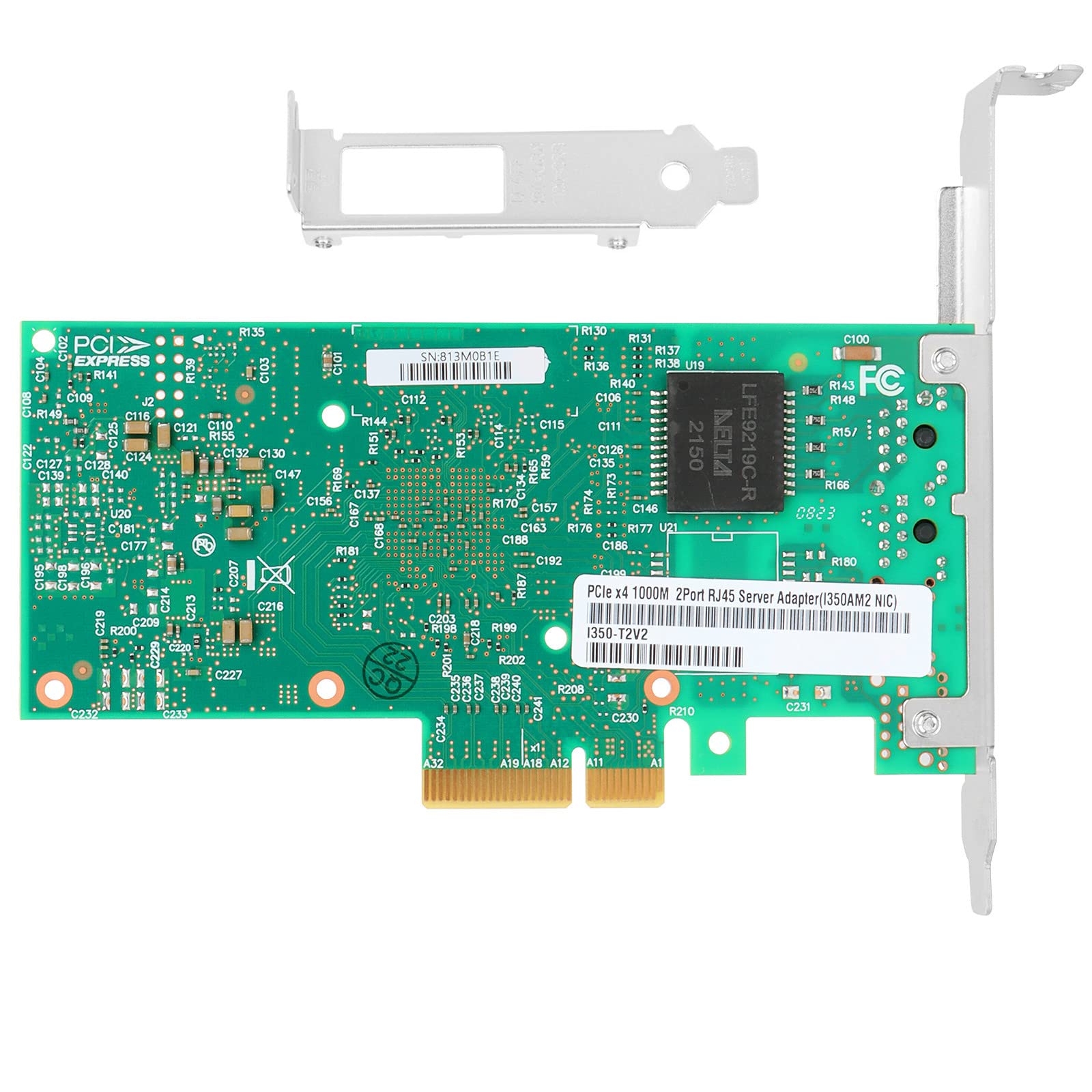 Gigabit Ethernet Converged Network Adapter With Intel I350Am2 Chipset, Dual Rj45 Port Pcie 2.0 X4 Gbe Network Card For Windows/W